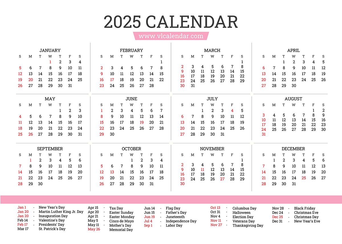 VL Calendar