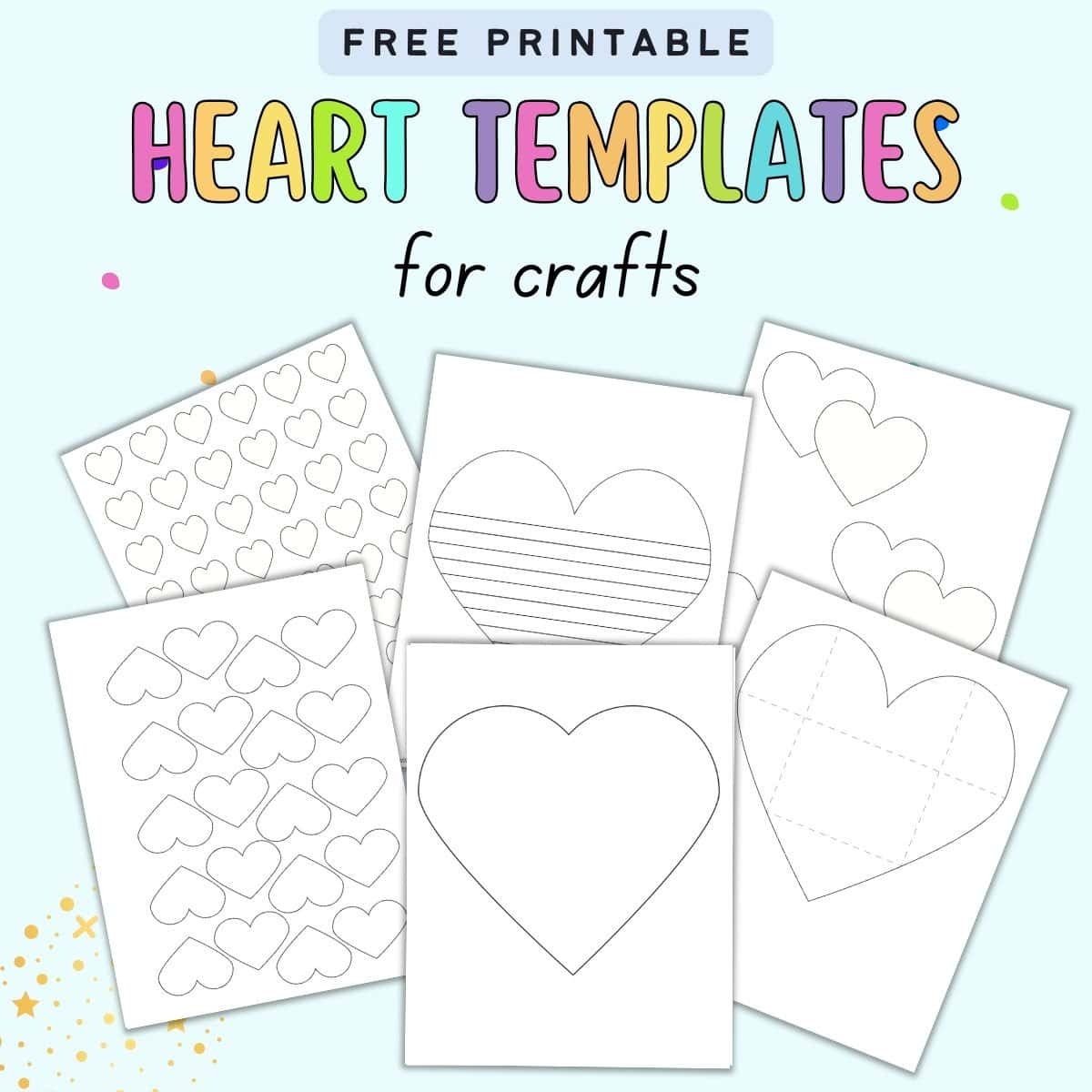 15 Heart Template Printables Free Heart Stencils And Patterns The Artisan Life