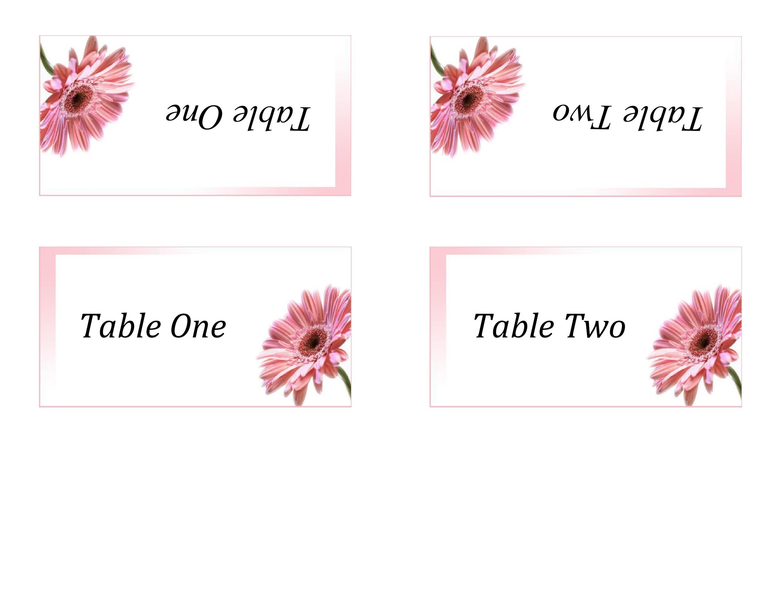 16 Printable Table Tent Templates And Cards TemplateLab