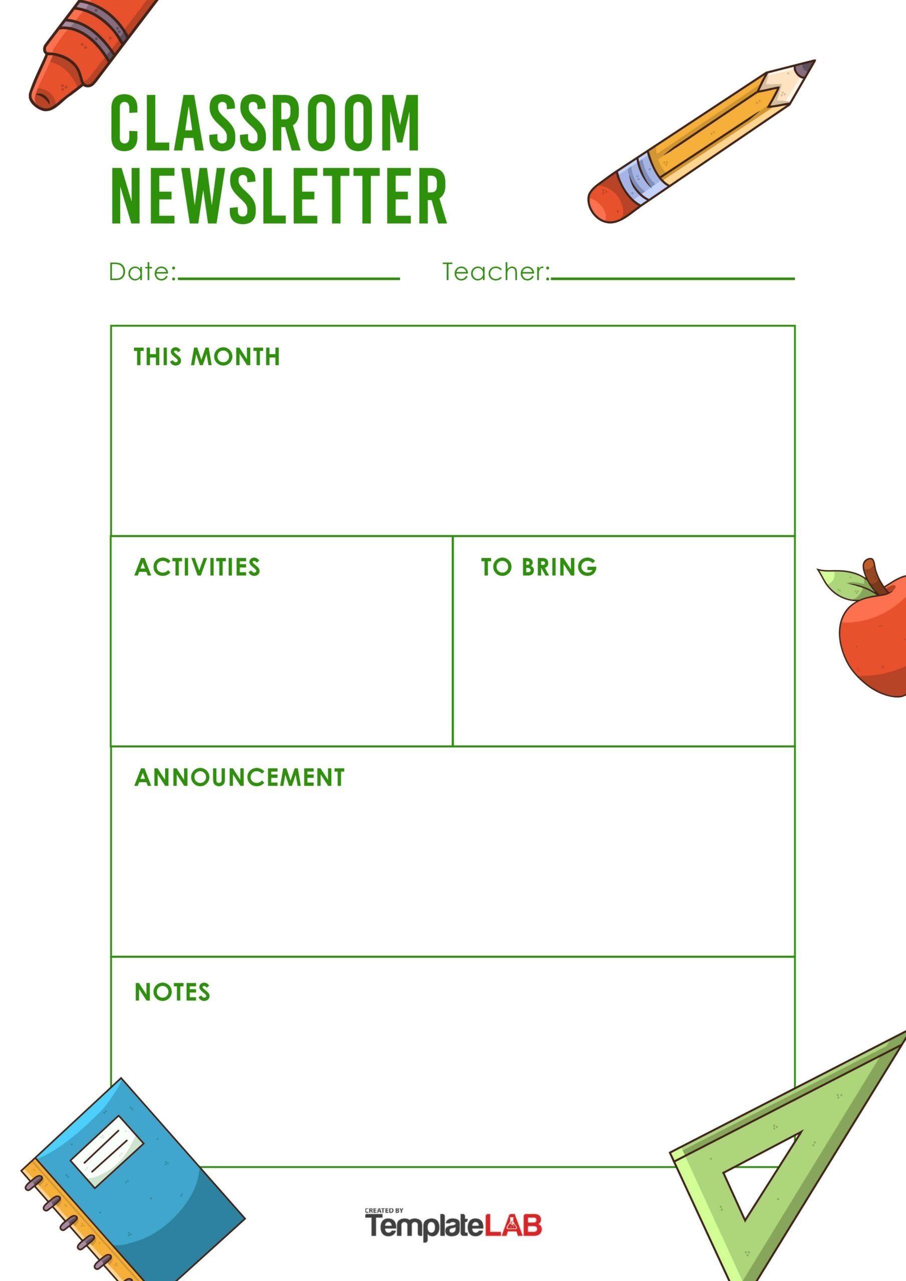 Free Printable School Newsletter Templates