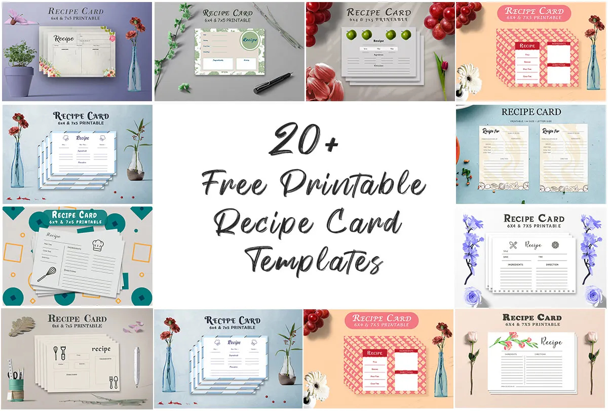 20 Free Printable Recipe Card Templates By Creativetacos On Dribbble 20 Free Printable Recipe Card Templates By Creativetacos On Dribbble