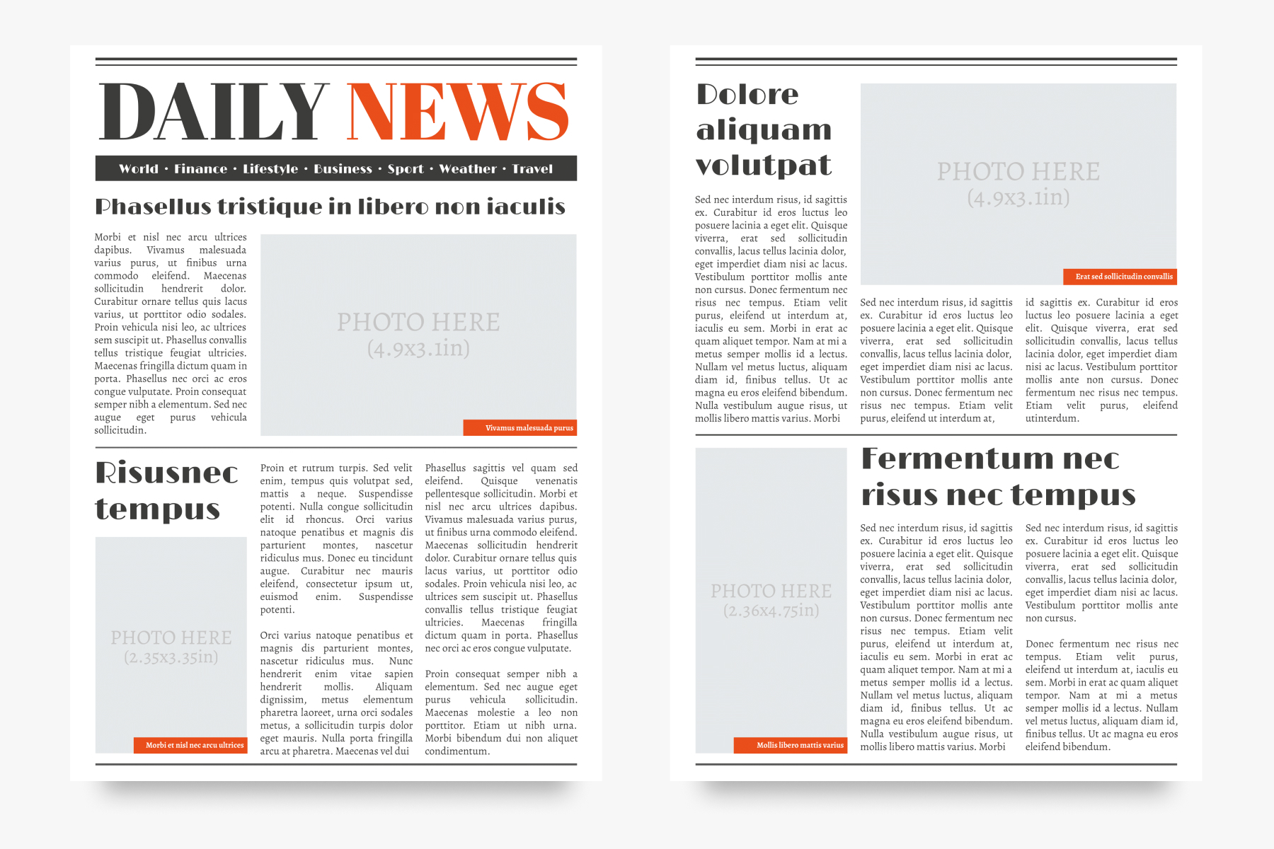 Free Printable Newspaper Article Templates