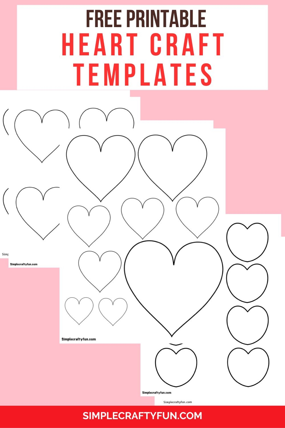 Free Printable Red Heart Templates