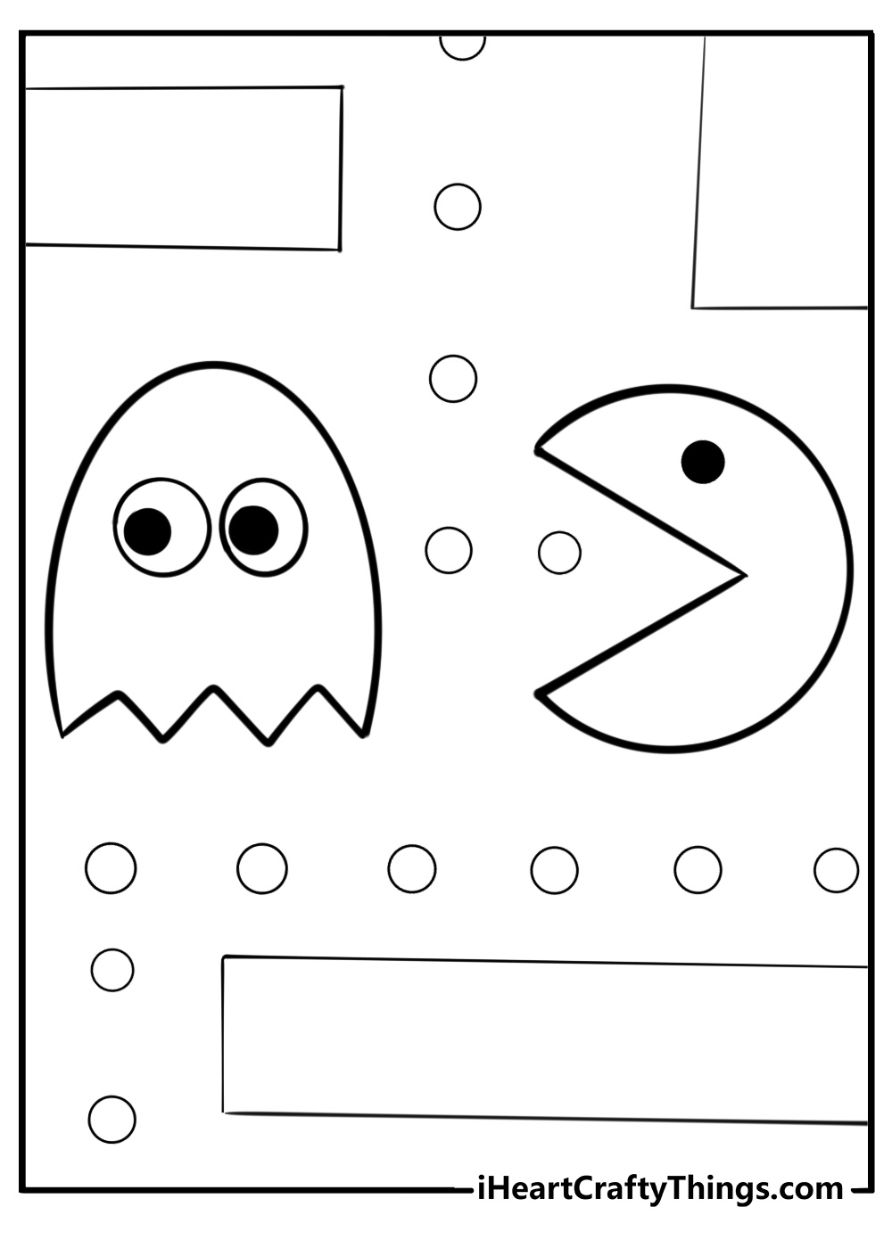 Free Printable Pac Man Templates Free Printable Pac Man Templates