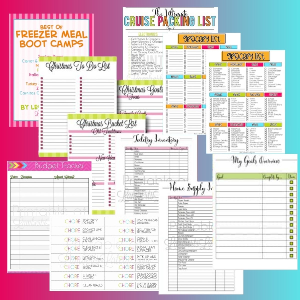 Free Printable Home Organization Templates Free Printable Home Organization Templates