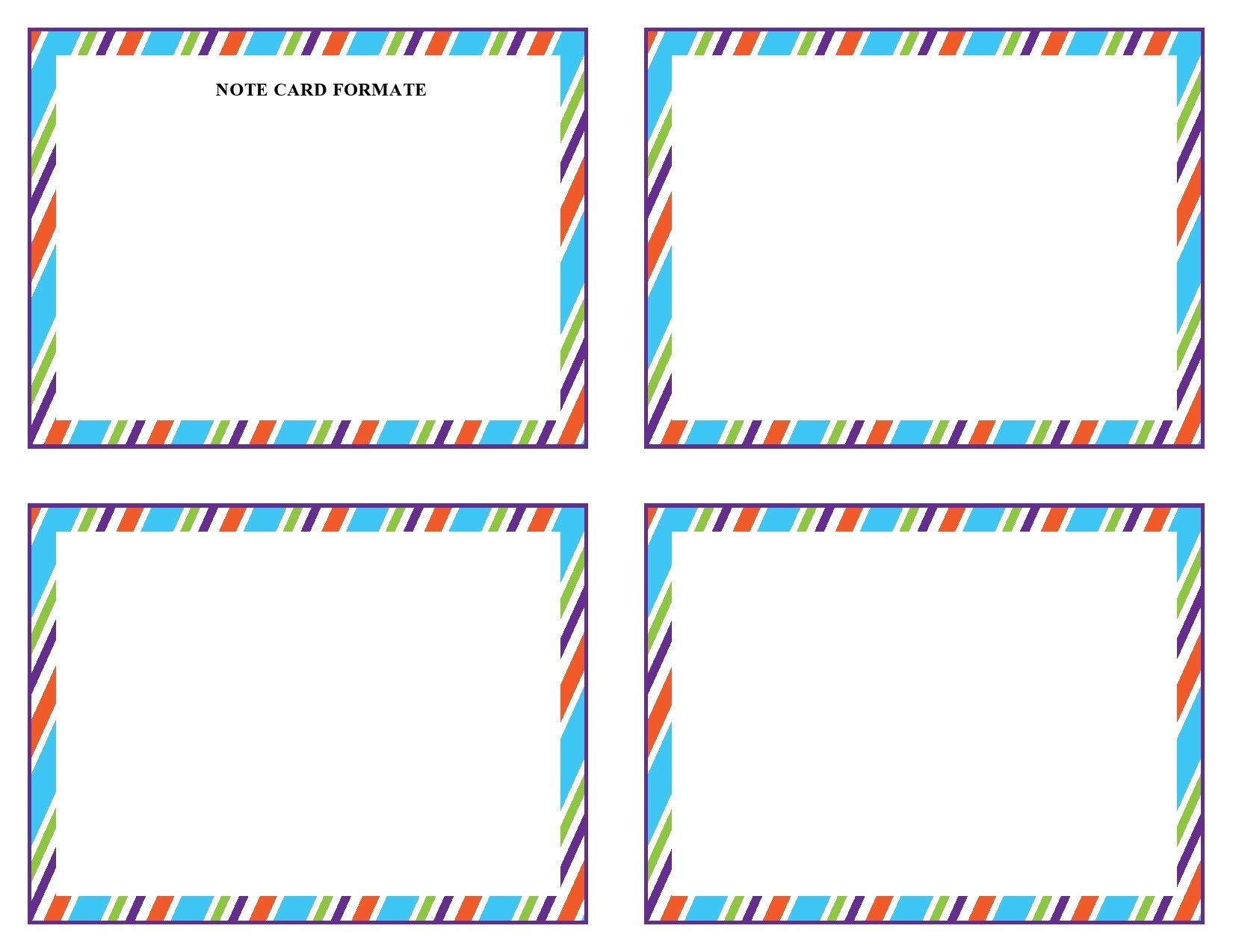 Free Printable Card Templates