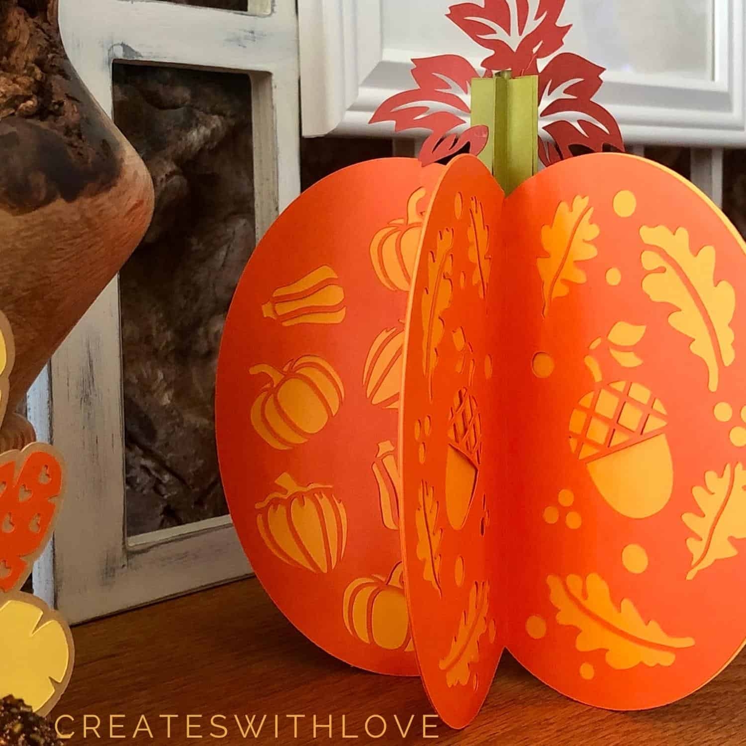 Free Printable 3D Pumpkin Templates