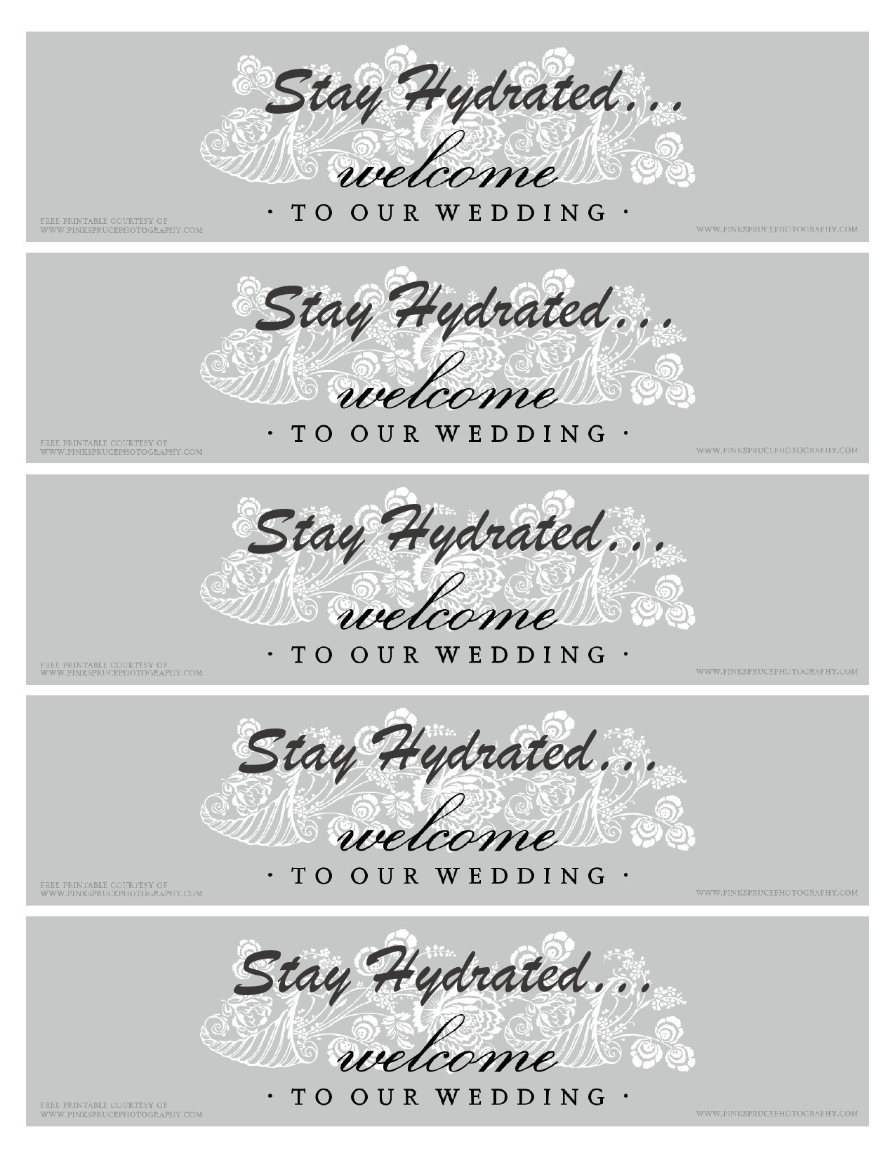 Free Printable Bottle Label Templates