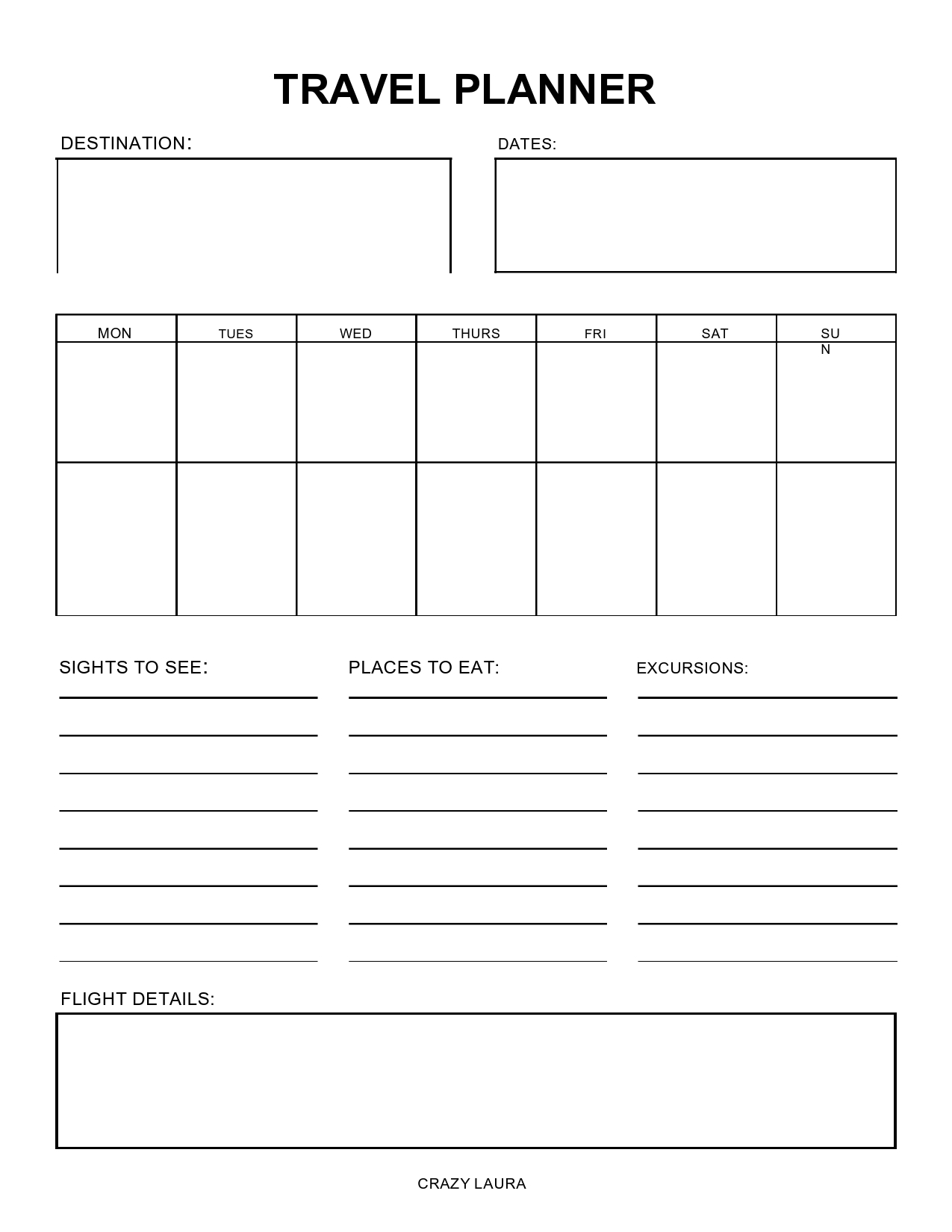 40 Free Travel Planner Templates Excel Word PDF  40 Free Travel Planner Templates Excel Word PDF