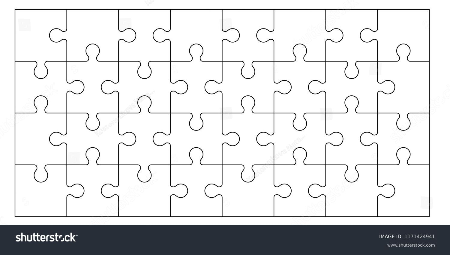 99 771 Puzzle Shape Template Stock Vectors And Vector Art Shutterstock