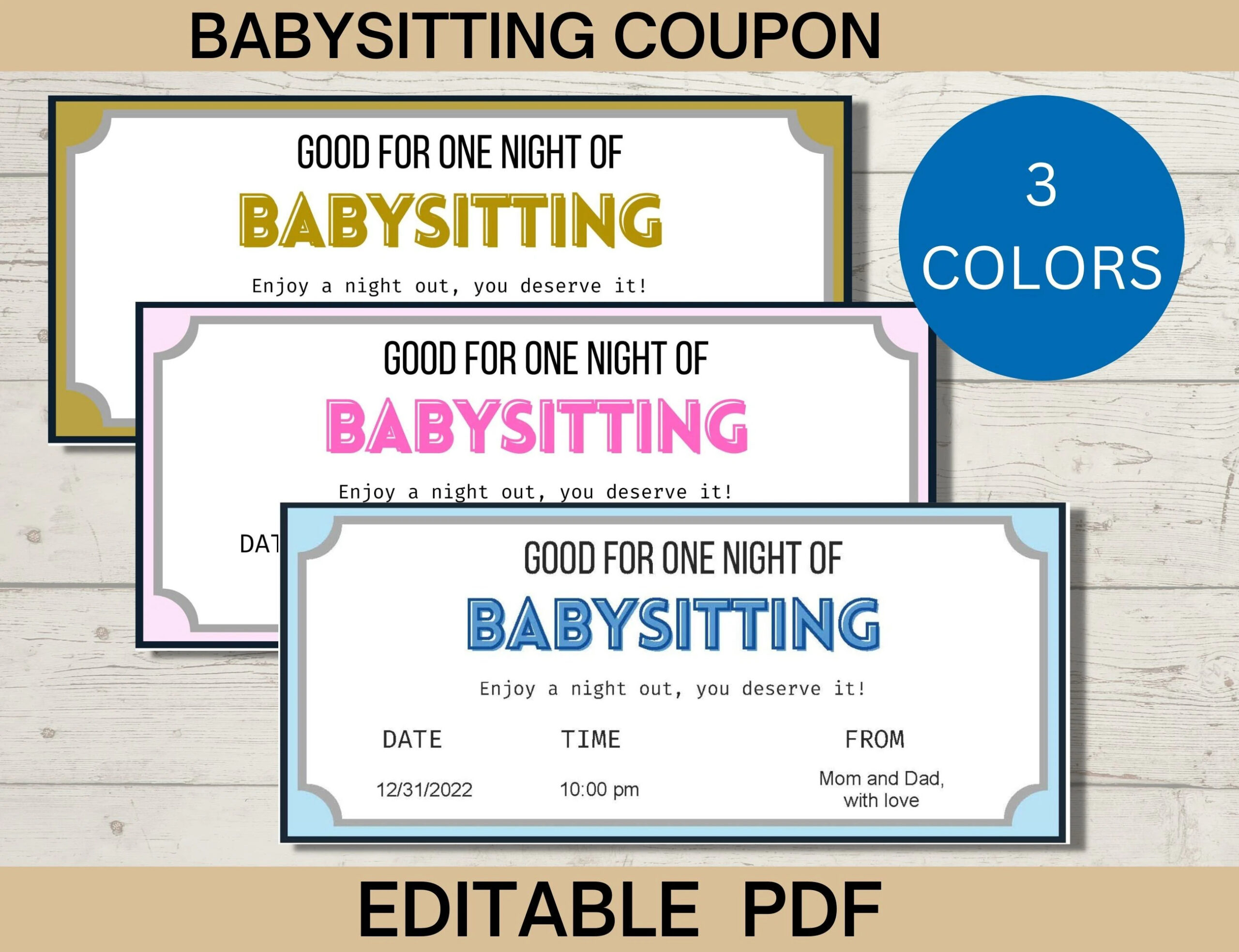 Babysitting Coupon Template Editable Gift Voucher Printable Babysitting Coupon Etsy Babysitting Coupon Template Editable Gift Voucher Printable Babysitting Coupon Etsy