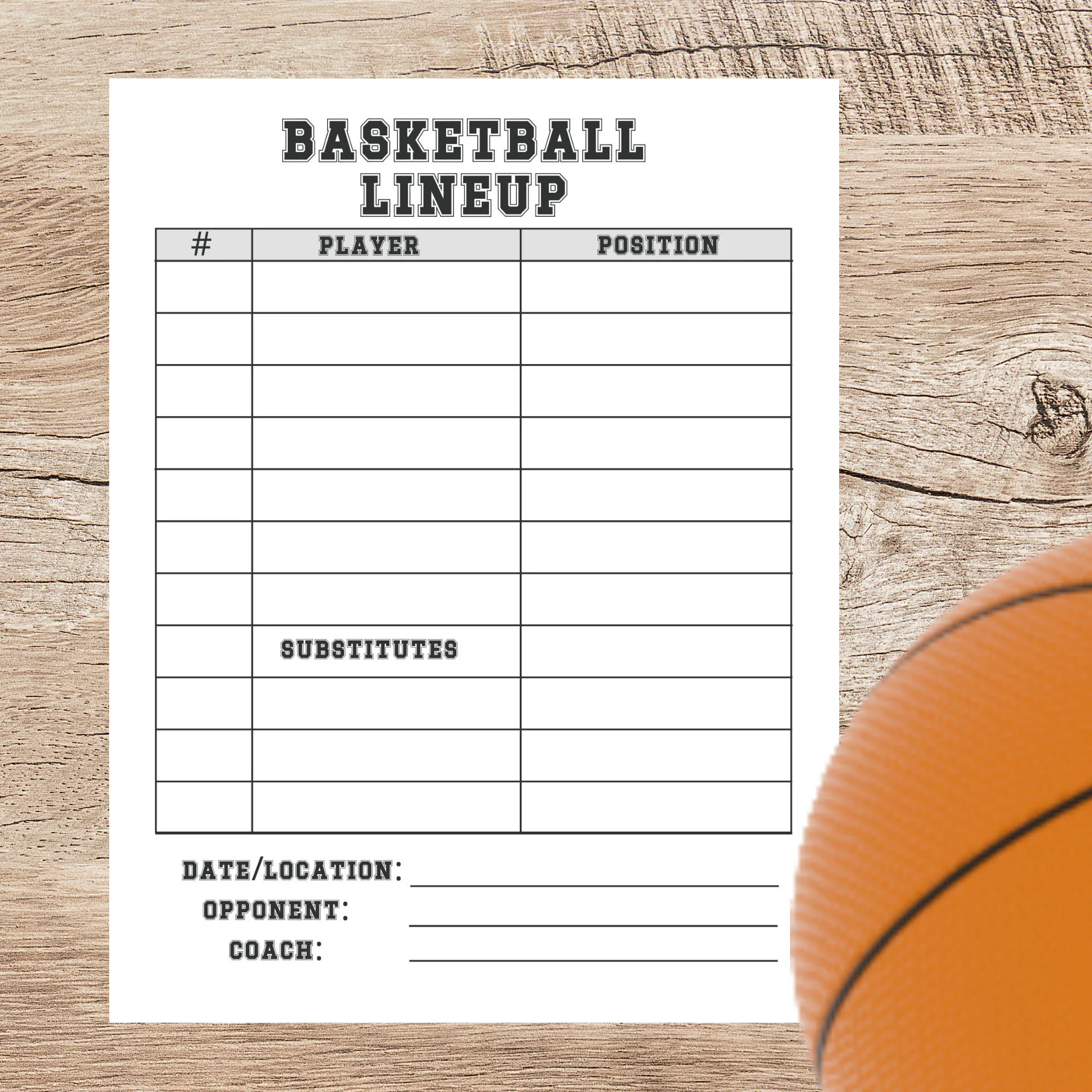 Basketball Roster basketball Team Organizer Coaches Lineup Basketball Lineup Card digital Download Etsy Basketball Roster basketball Team Organizer Coaches Lineup Basketball Lineup Card digital Download Etsy