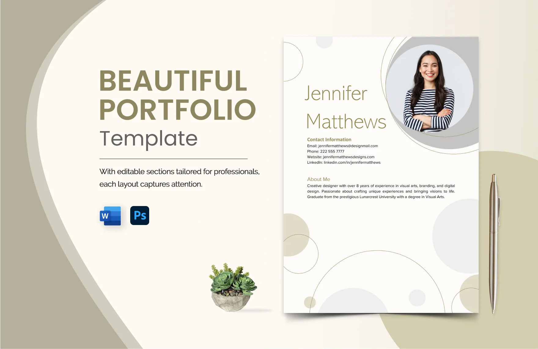 Free Printable Portfolio Templates