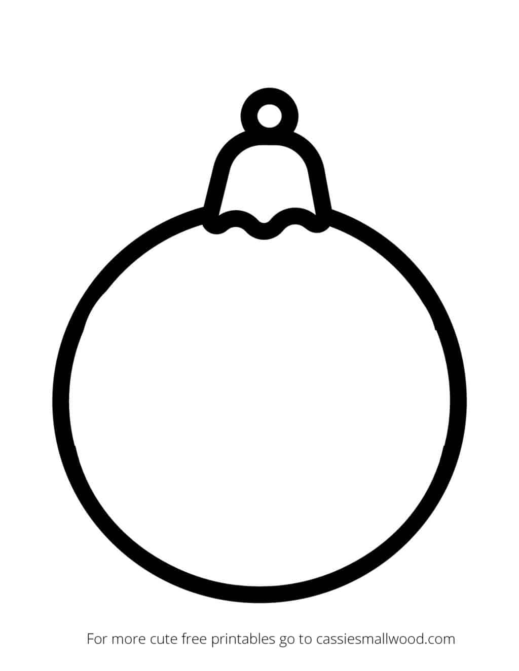 Free Printable Ornament Templates