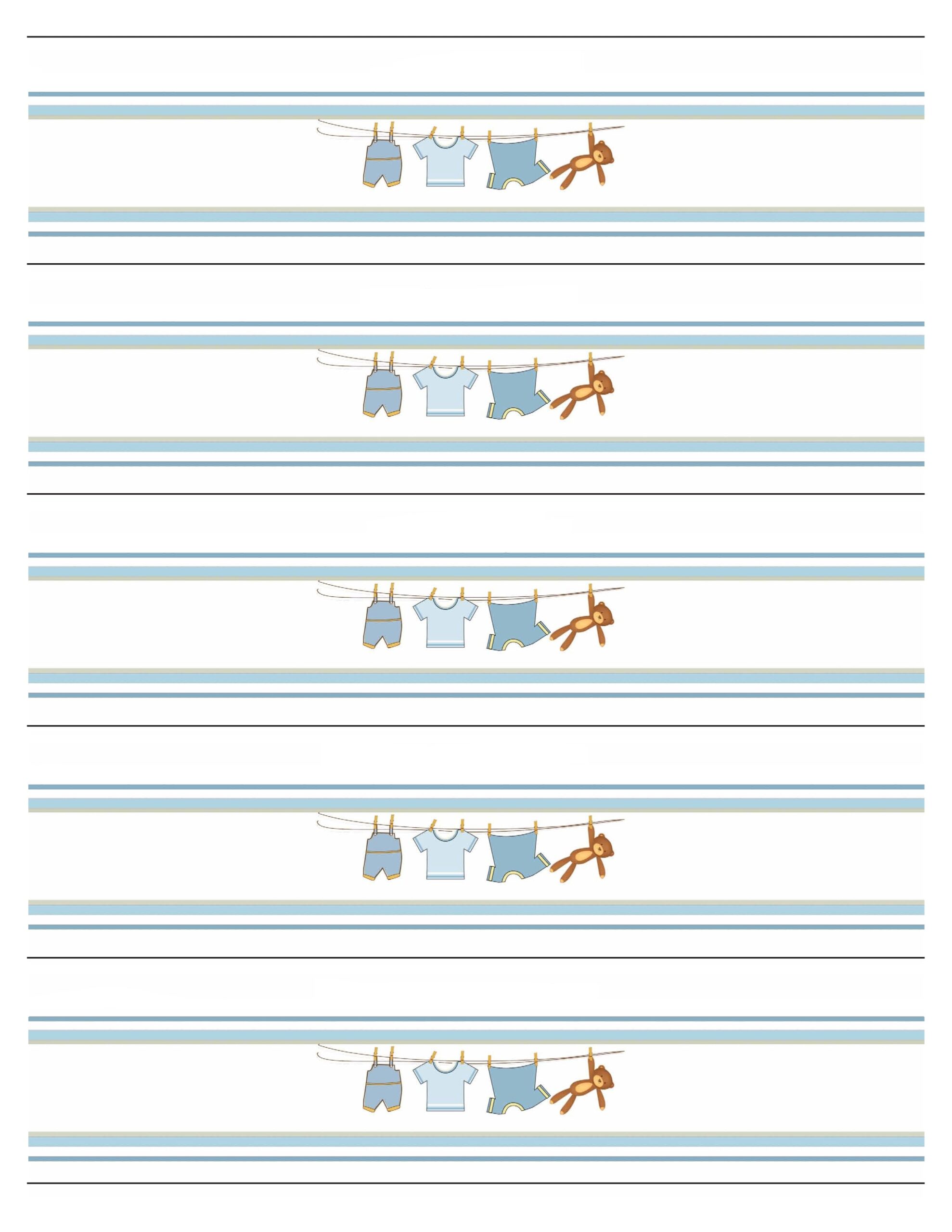 Free Printable Baby Bottle Templates
