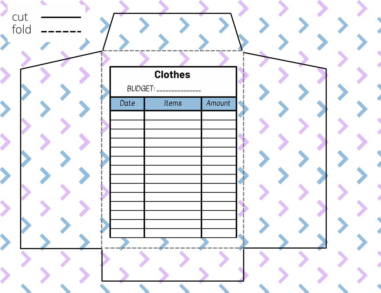 Free Printable Cash Envelope Templates