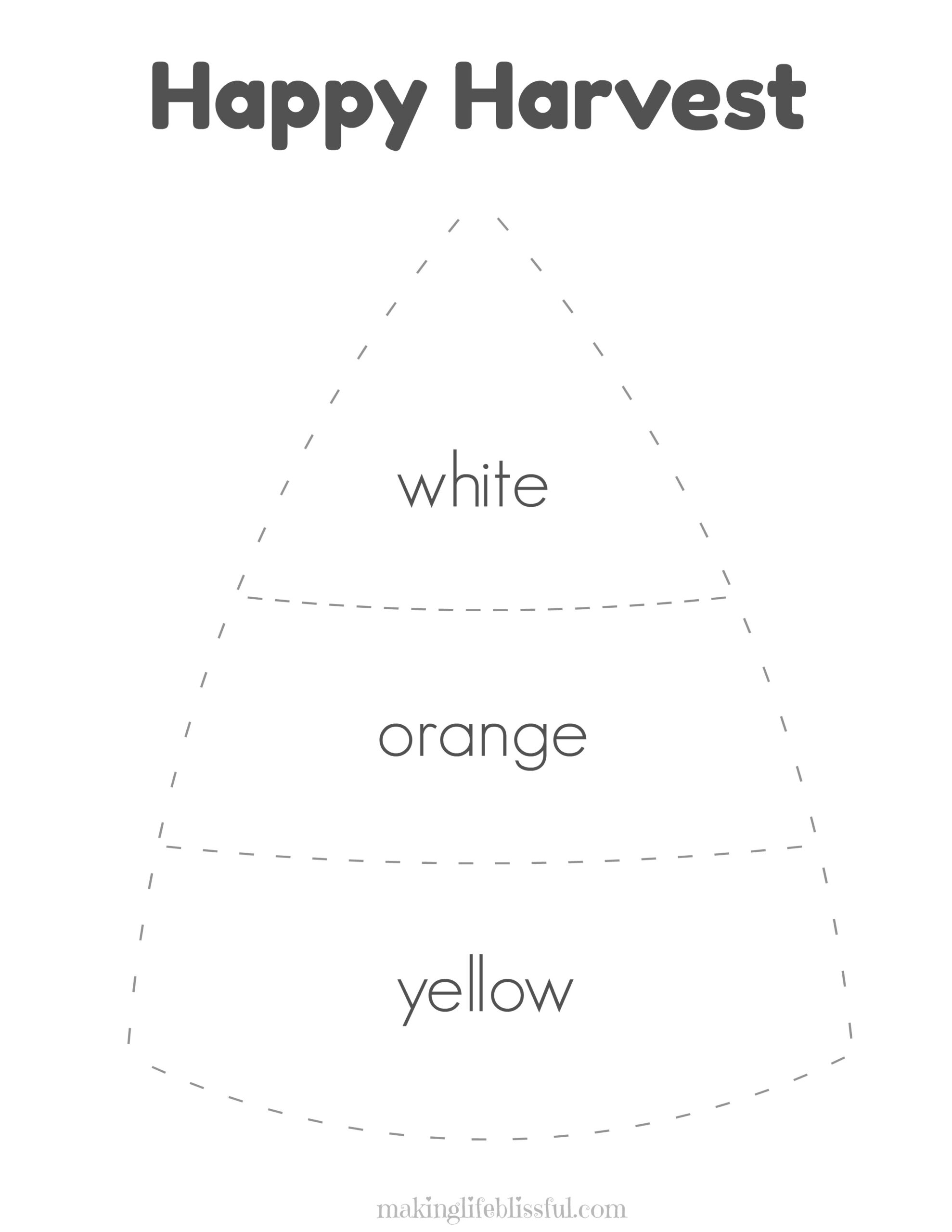 Free Printable Candy Corn Templates Free Printable Candy Corn Templates