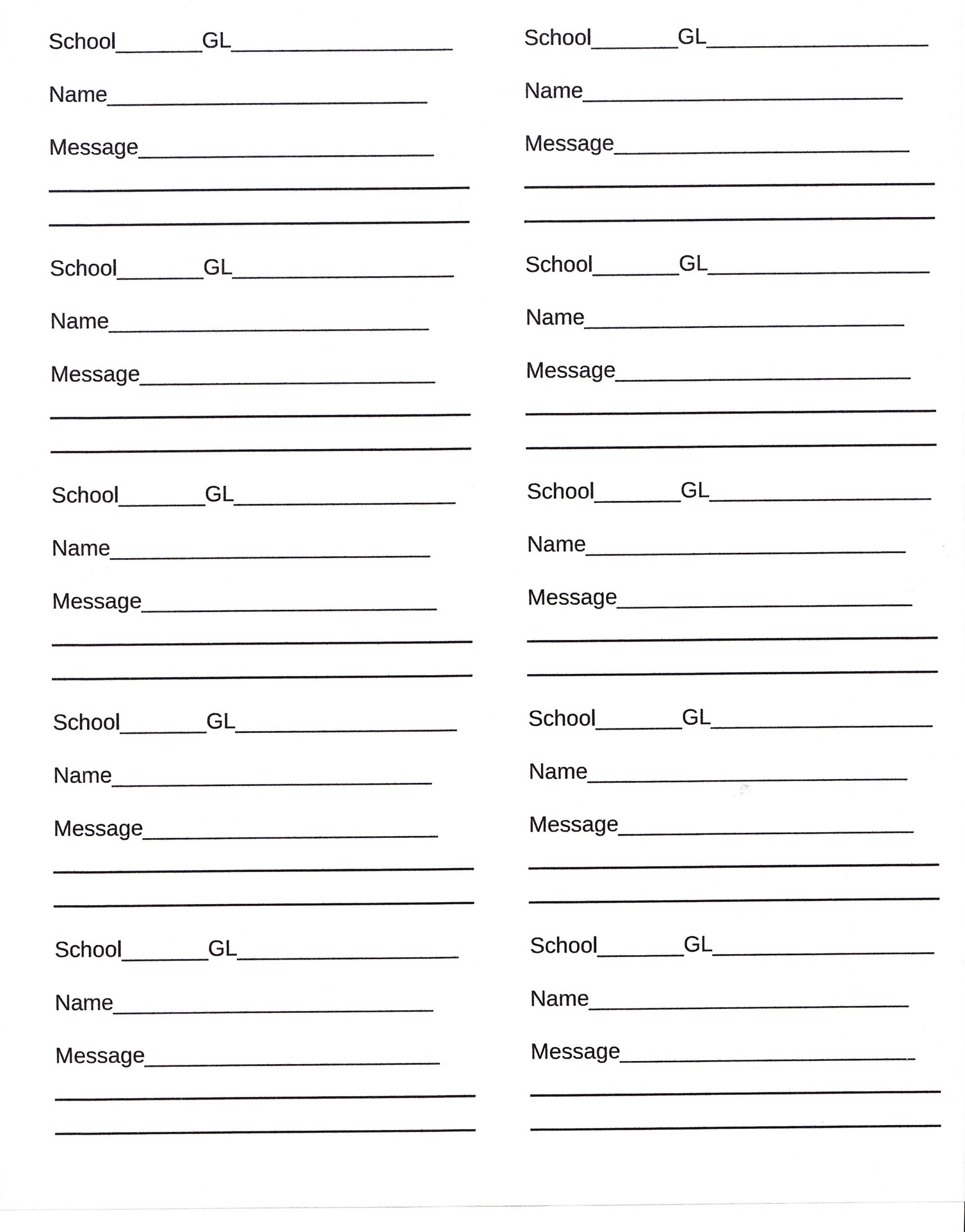 CandyGram Printable Form Governor Livingston Highlander Band CandyGram Printable Form Governor Livingston Highlander Band