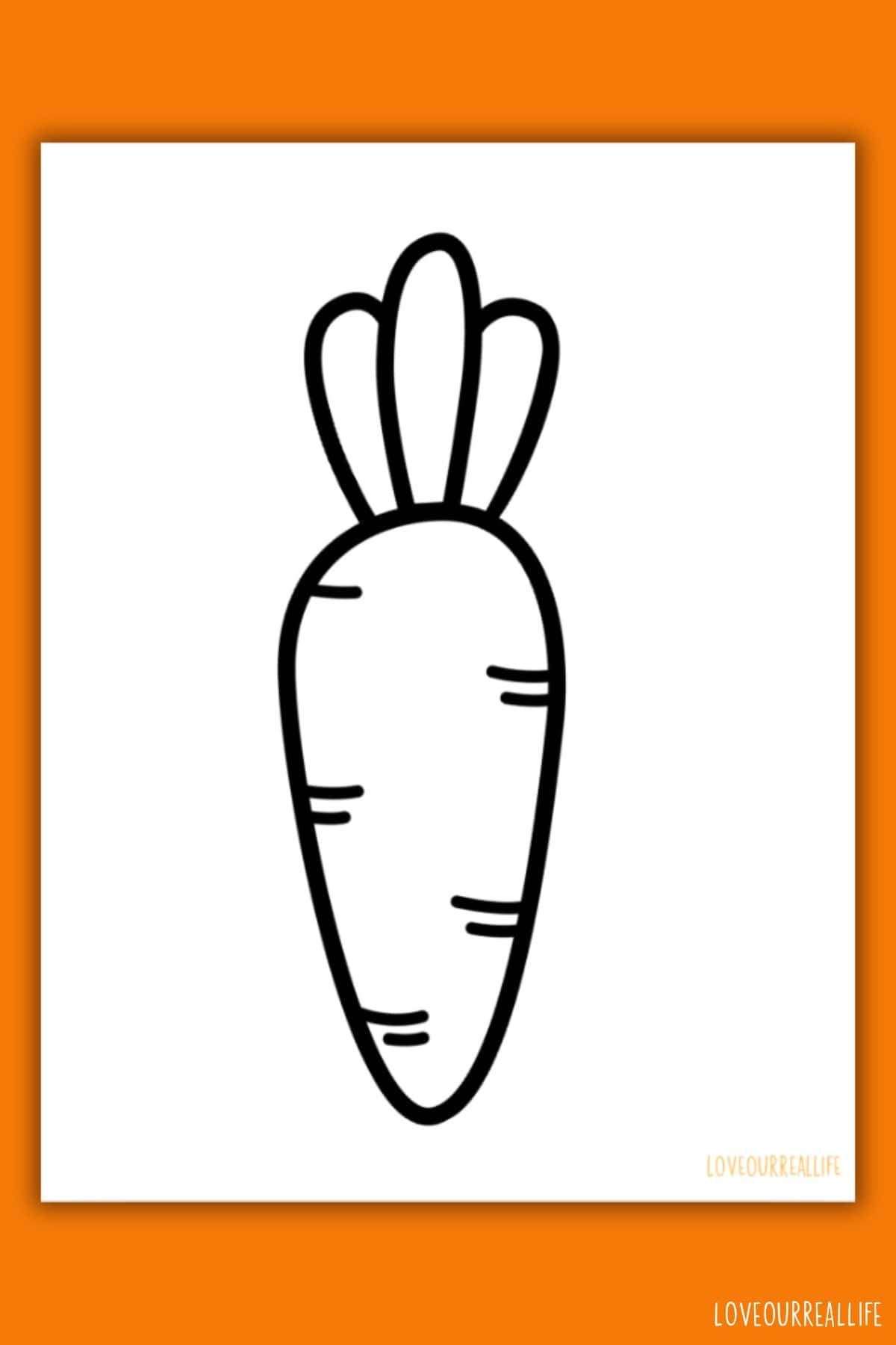 Free Printable Easter Carrot Templates Free Printable Easter Carrot Templates