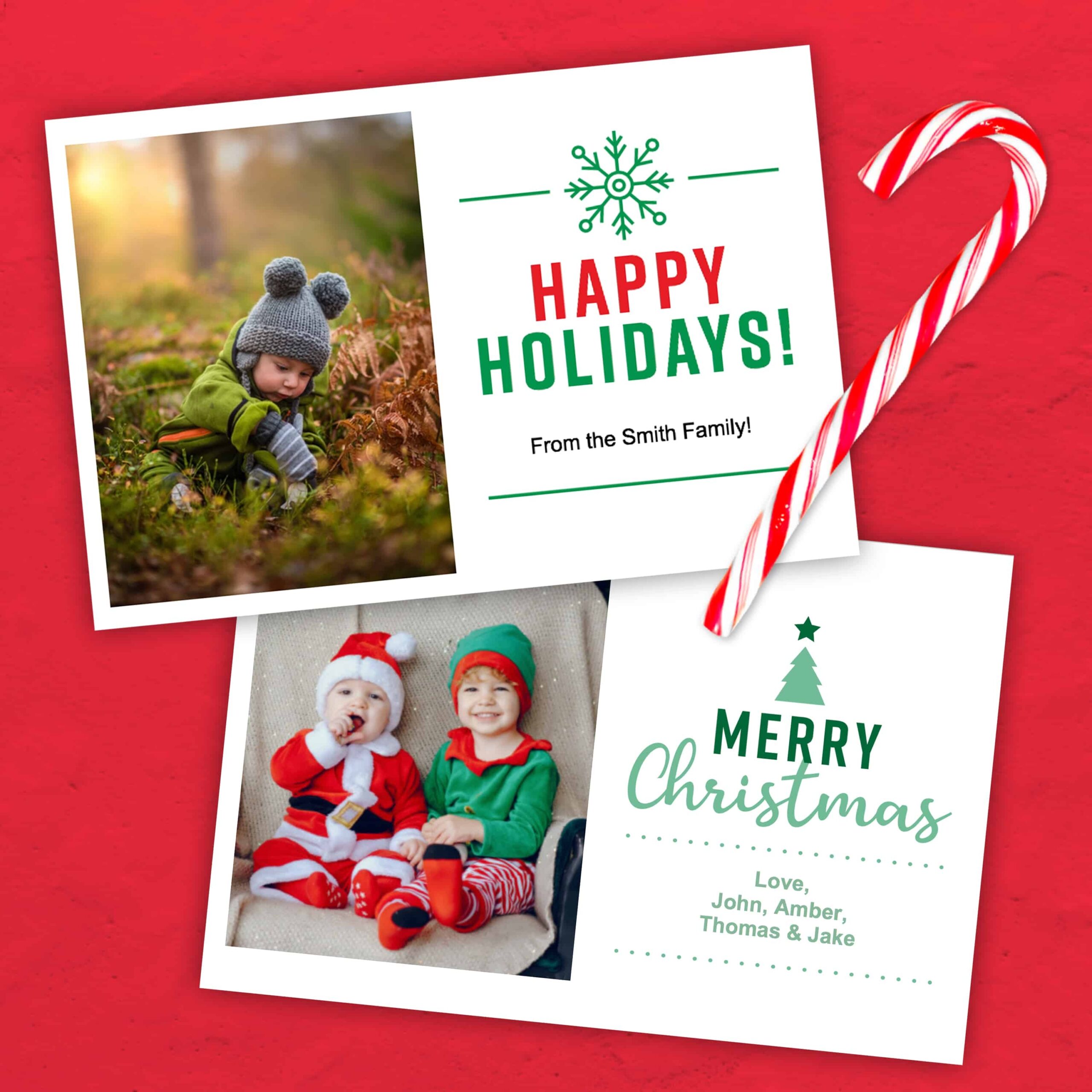 Free Printable Holiday Card Templates