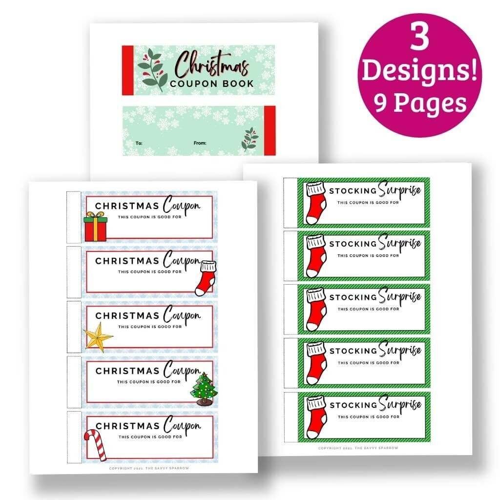 Christmas Coupon Book Template Awesome Printable Gift Idea Christmas Coupon Book Template Awesome Printable Gift Idea