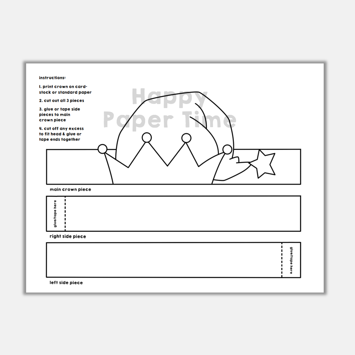 Free Printable Elf Hat Templates Free Printable Elf Hat Templates