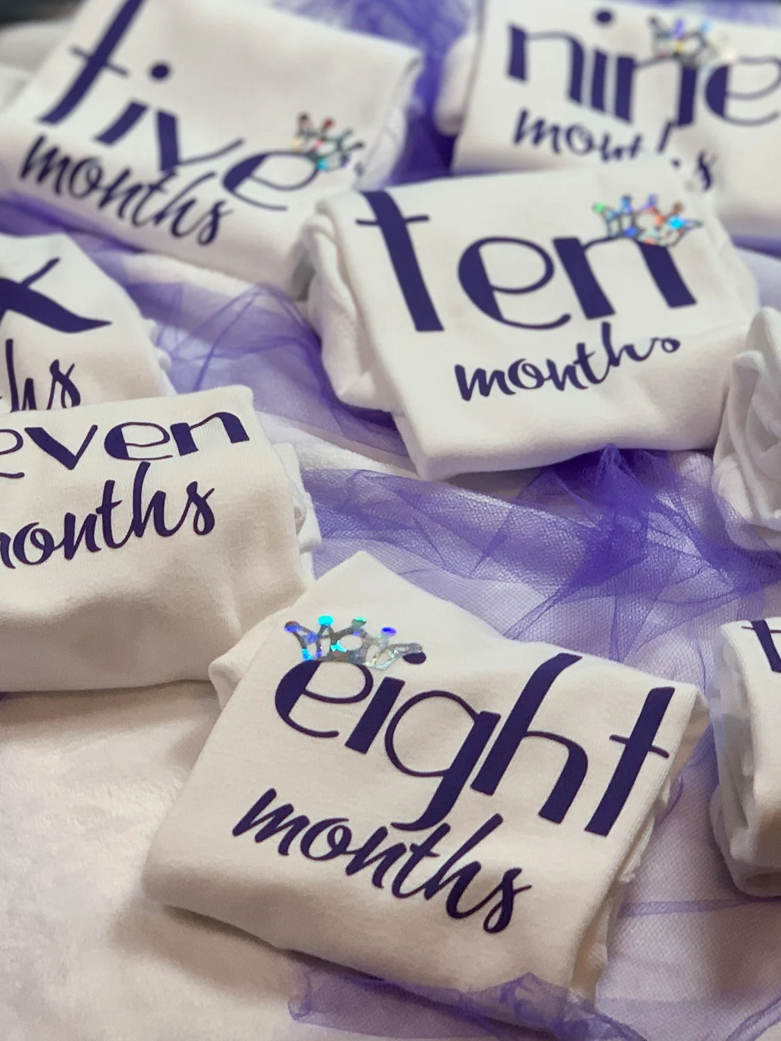 Cricut Baby Milestones By Month Onesies Color Me Crafty