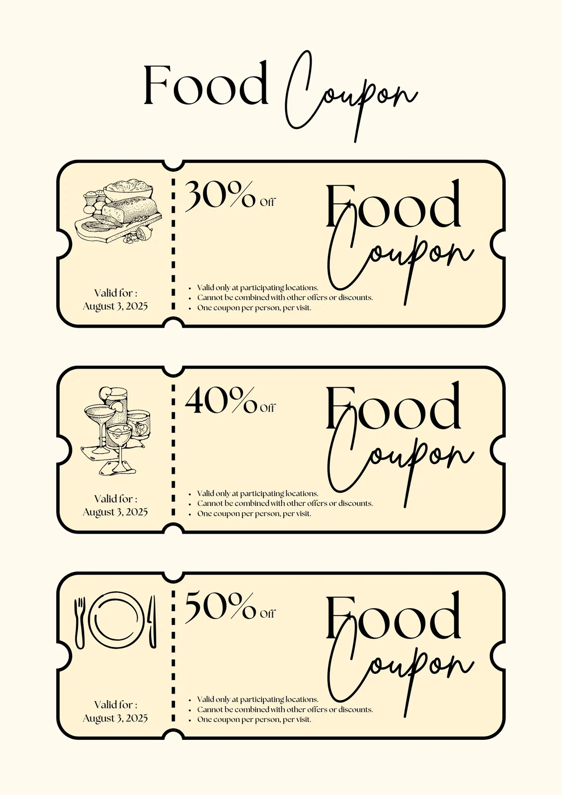 Customize 458 Food Coupon Templates Online Canva