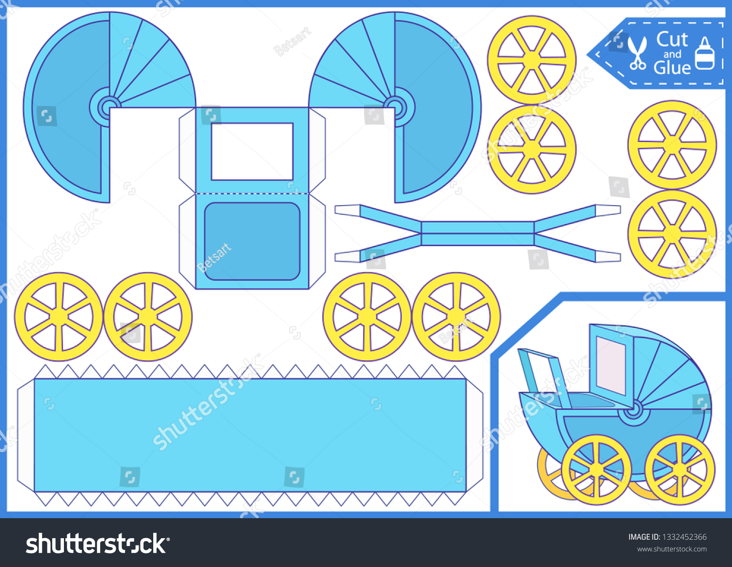 Cut Glue Paper Baby Carriage Boy Stock Vector Royalty Free 1332452366 Shutterstock Cut Glue Paper Baby Carriage Boy Stock Vector Royalty Free 1332452366 Shutterstock