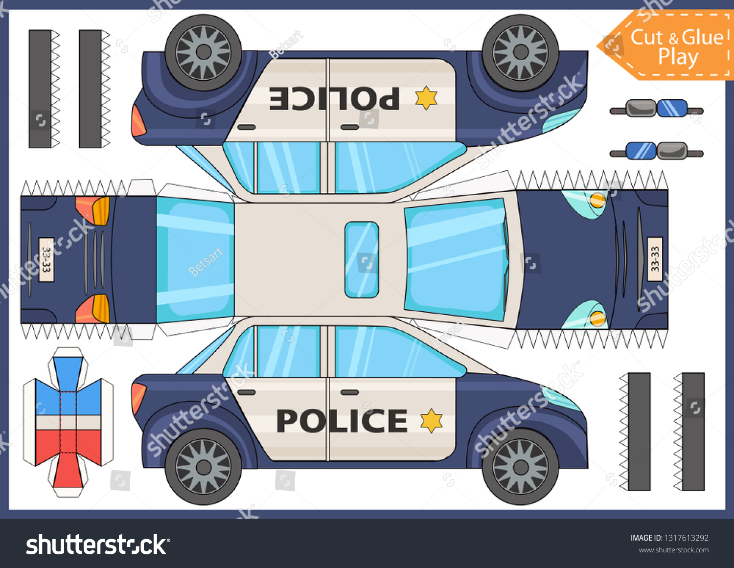 Free Printable Police Car Templates Free Printable Police Car Templates