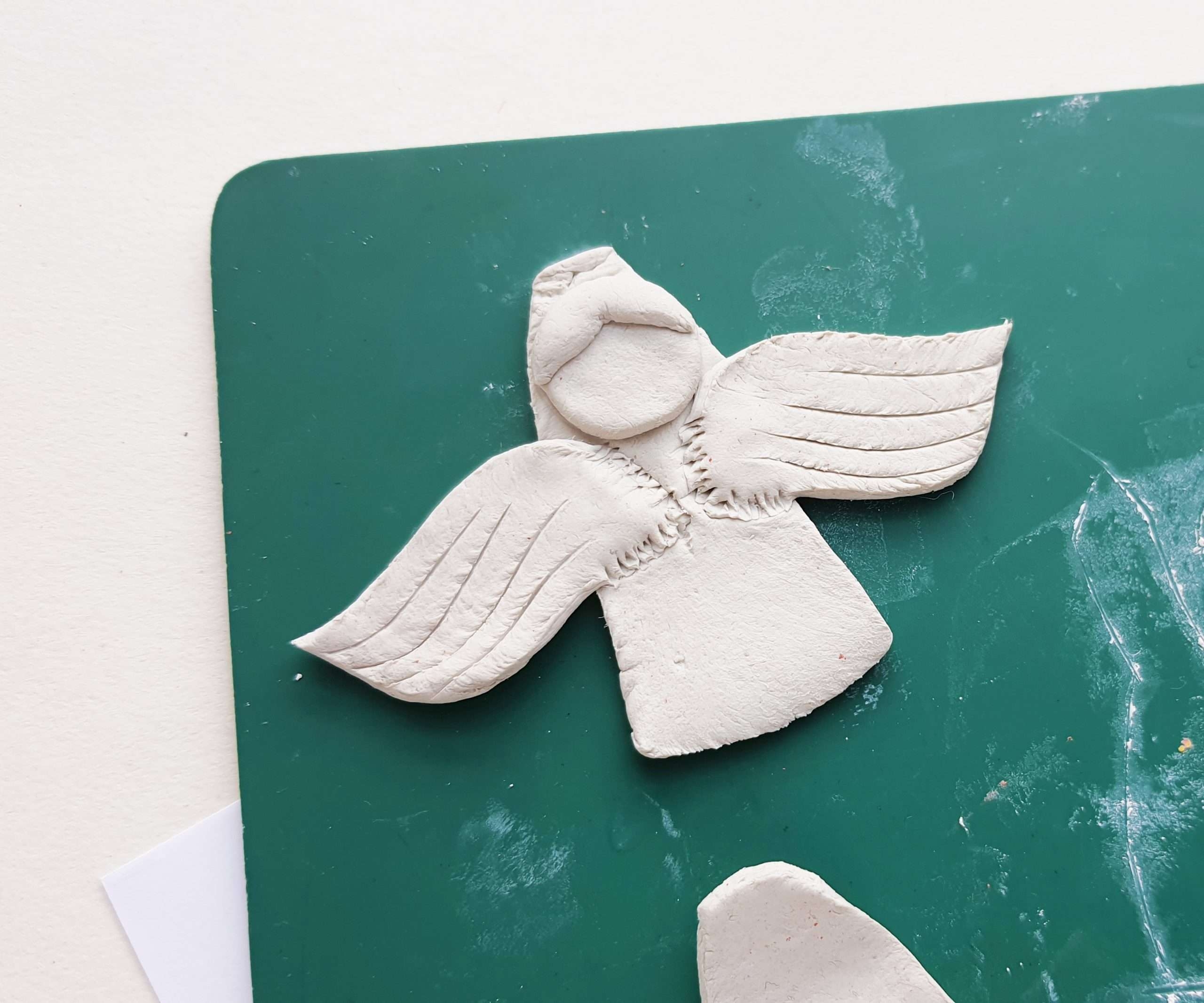 Cute Clay Angel Ornament To Make Or Give As A Gift