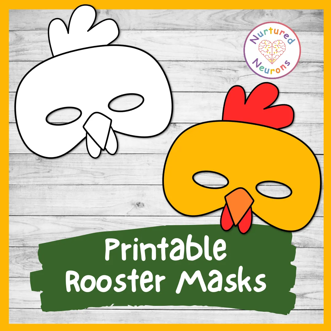 Free Printable Rooster Mask Templates