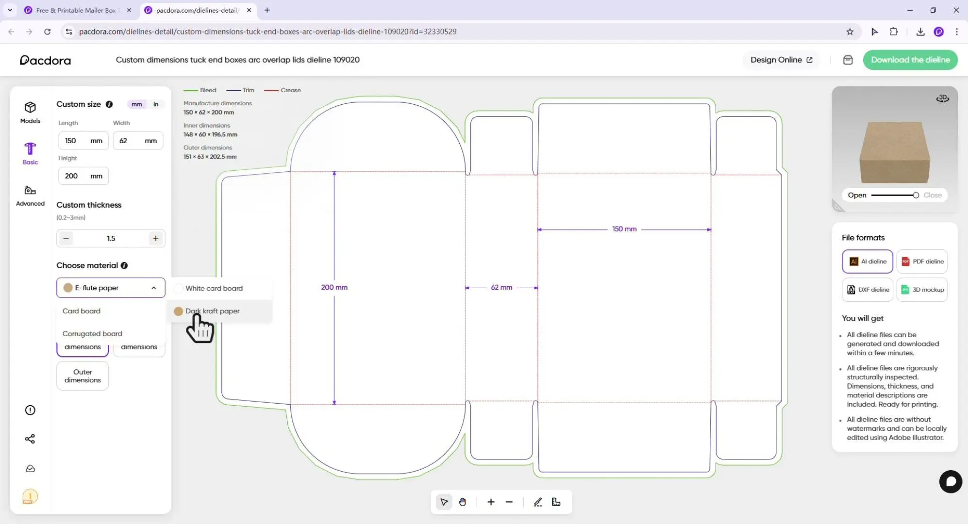 Donut Box Template Donut Box Template