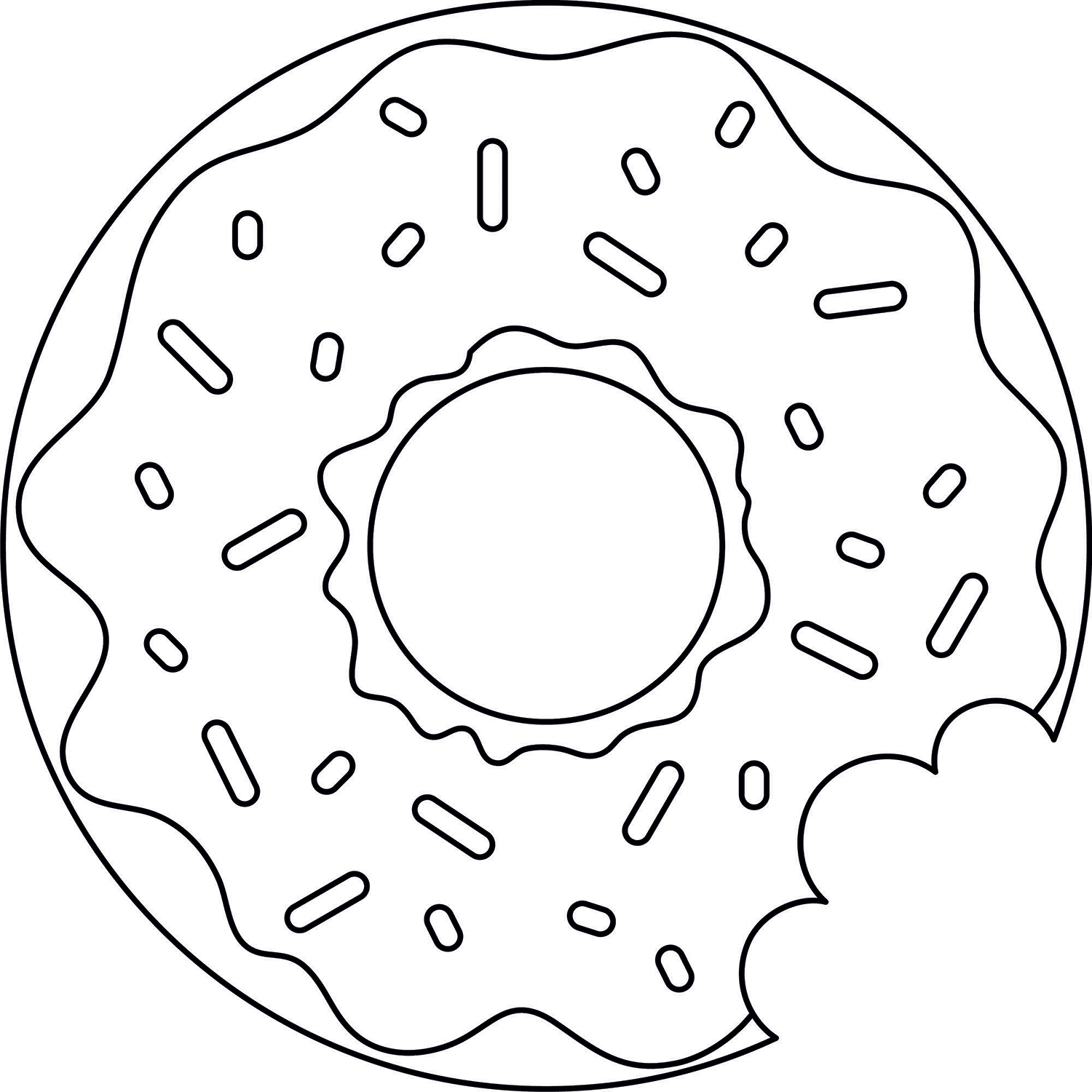 Doughnut Printable Printable Party Favors