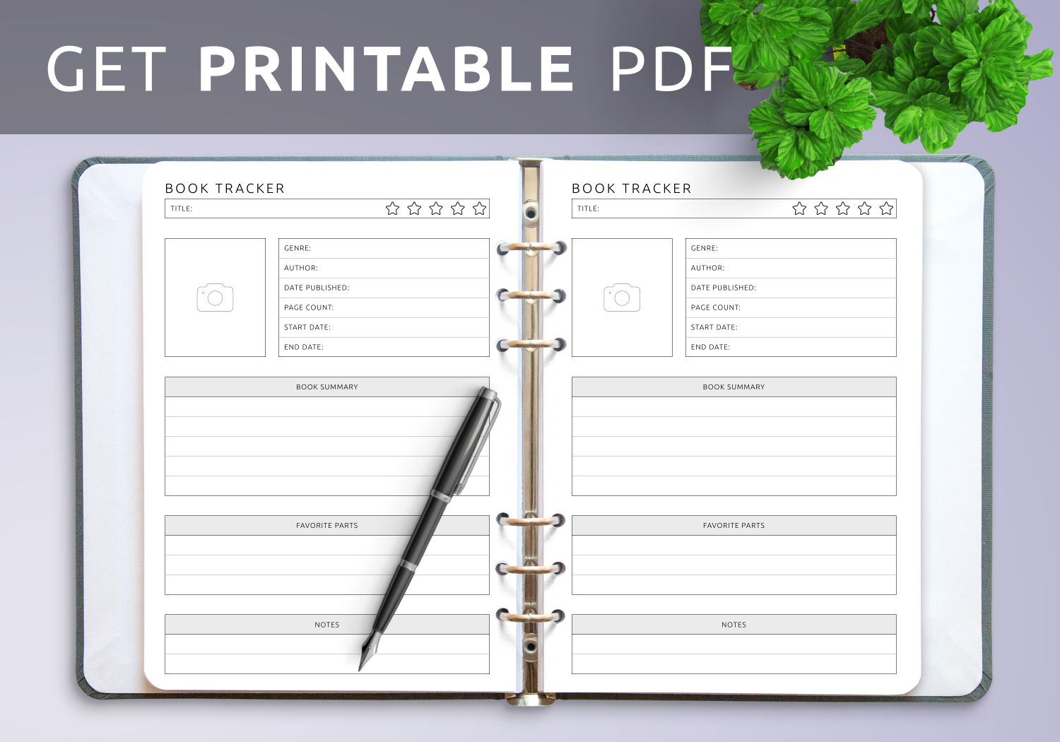Free Printable Book Tracker Templates