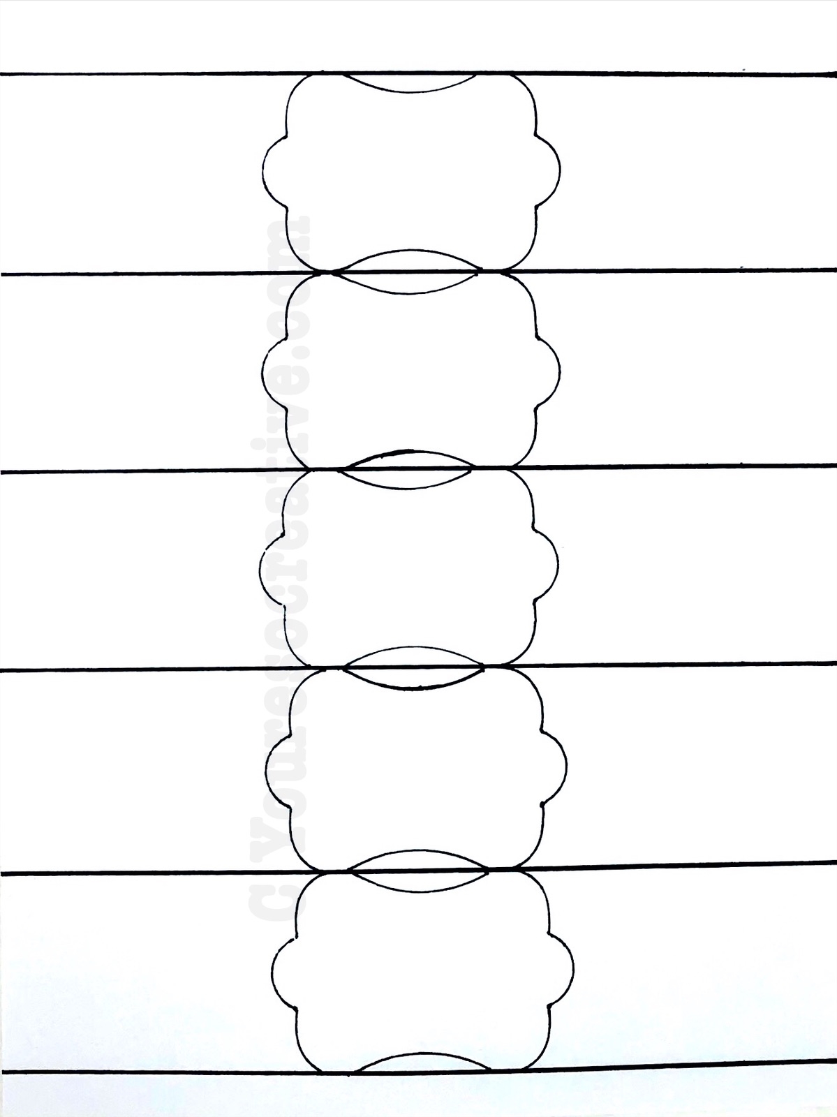 Free Printable Napkin Ring Templates