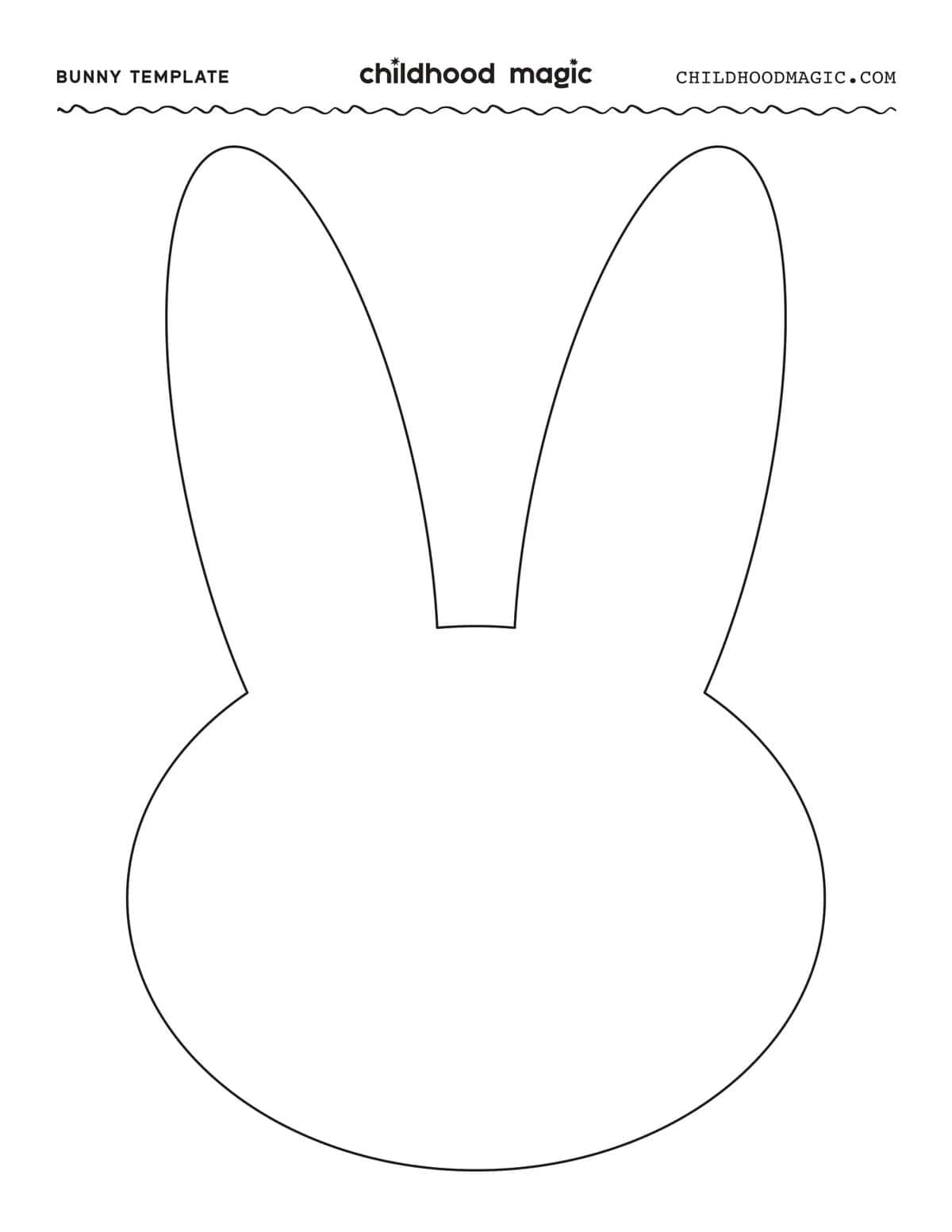 Free Printable Easter Bunny Templates Free Printable Easter Bunny Templates