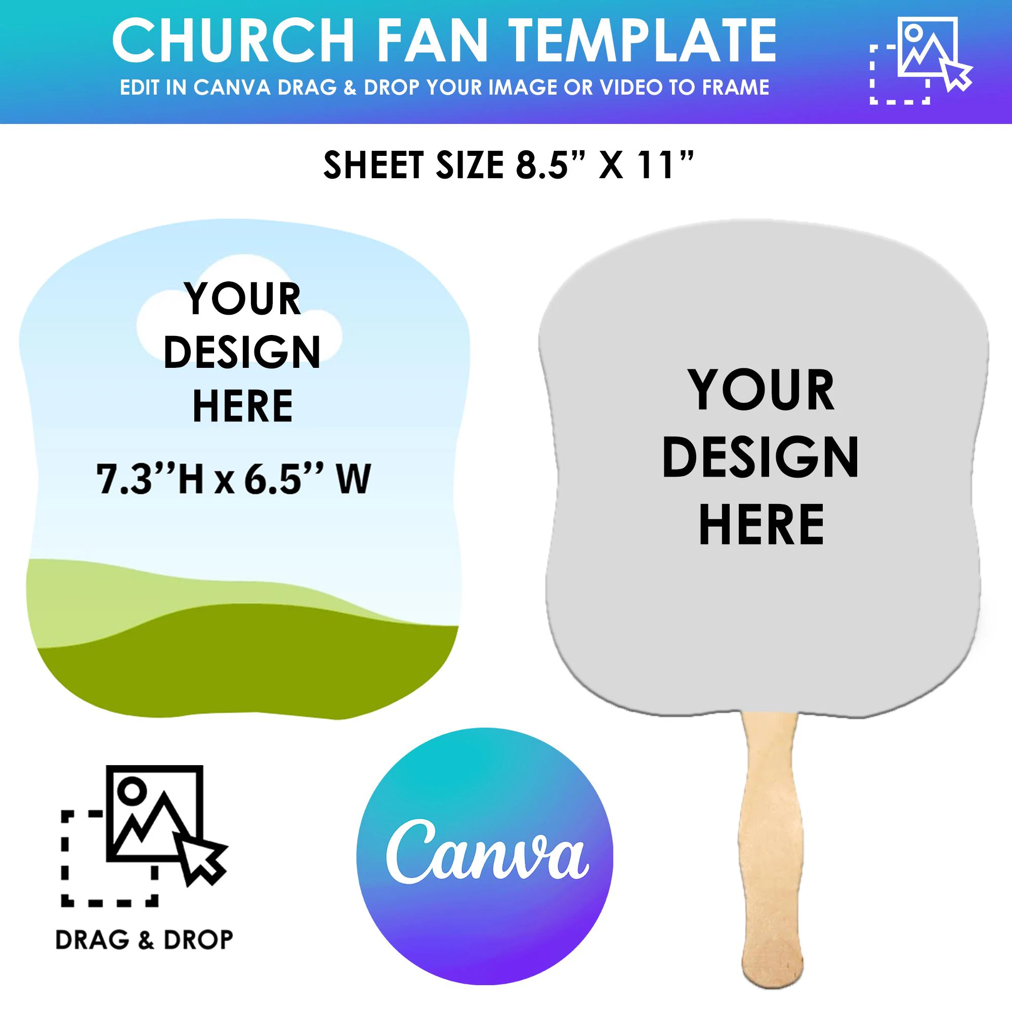 Free Printable Church Fan Templates Free Printable Church Fan Templates