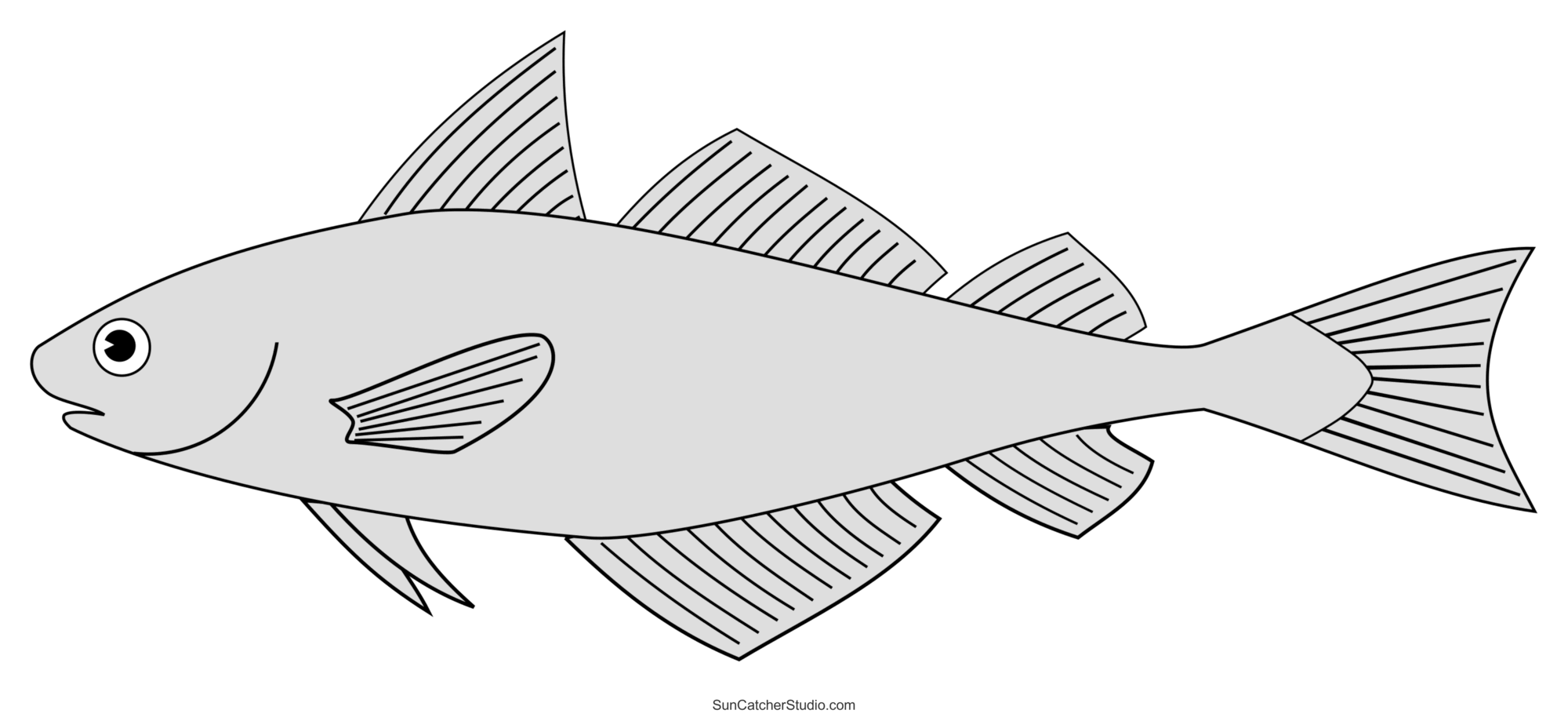 Free Printable Large Fish Templates
