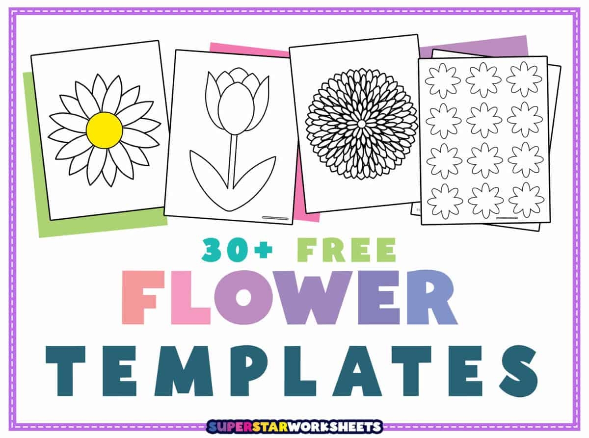 Free Printable Flower Writing Templates