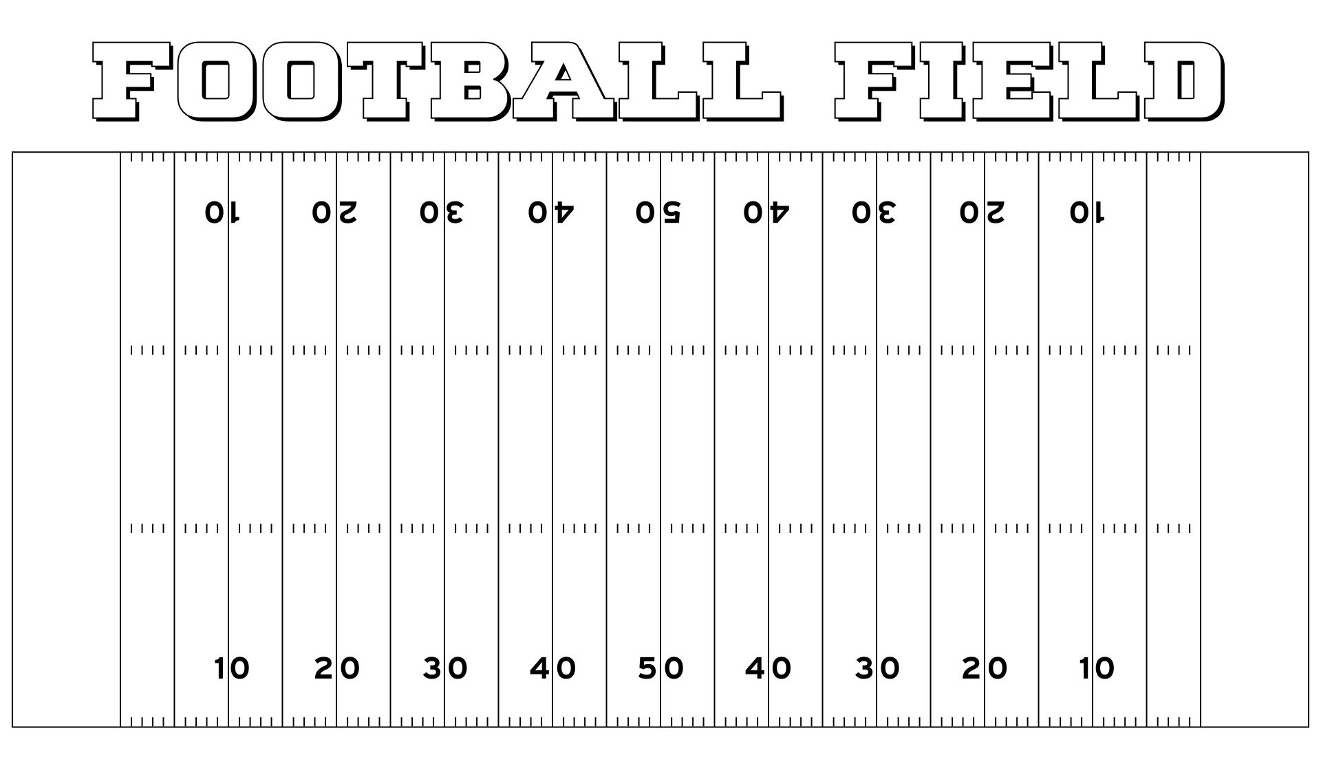 Football Field 10 Free PDF Printables Printablee Football Field 10 Free PDF Printables Printablee