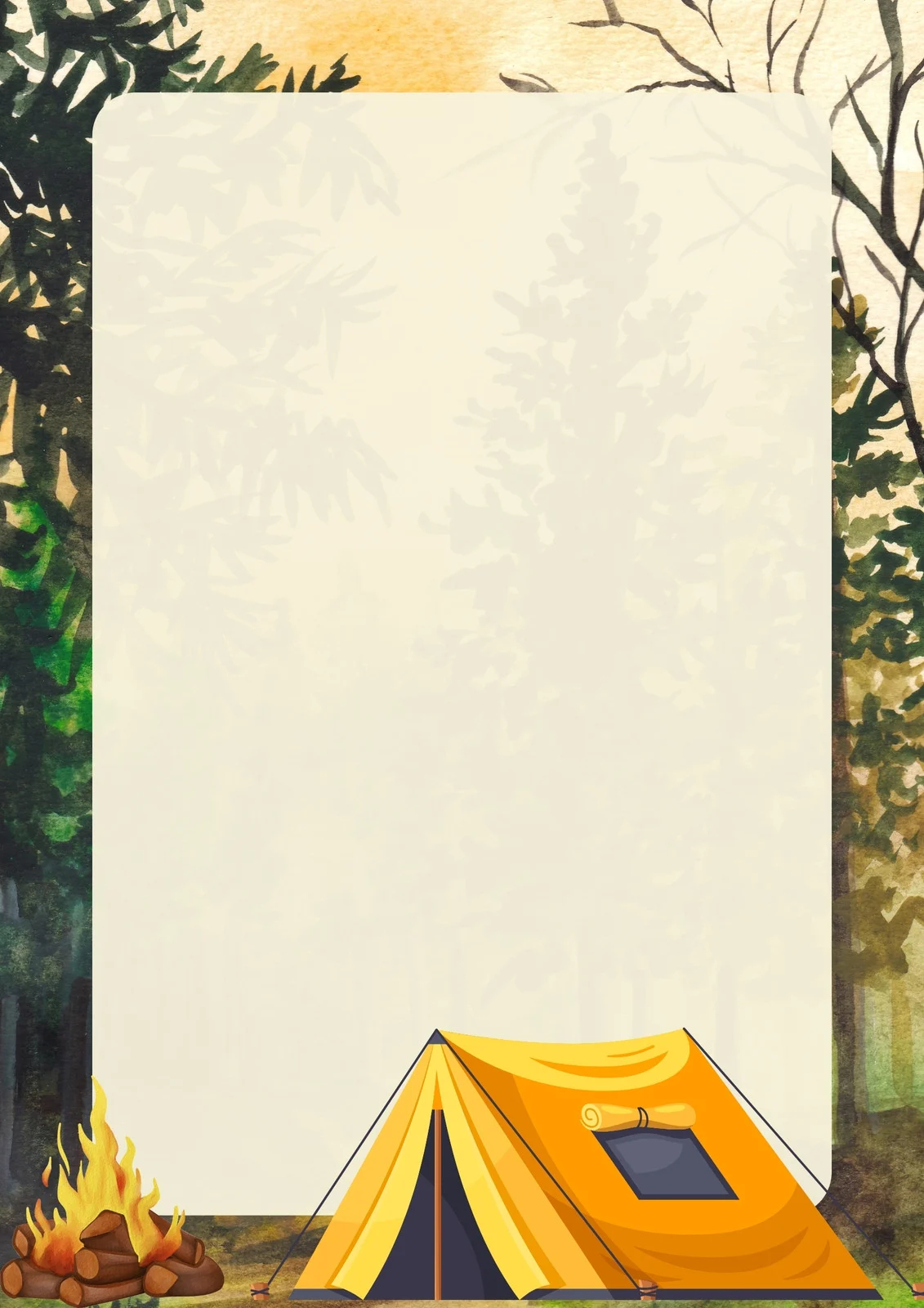 Free And Customizable Camping Templates Free And Customizable Camping Templates