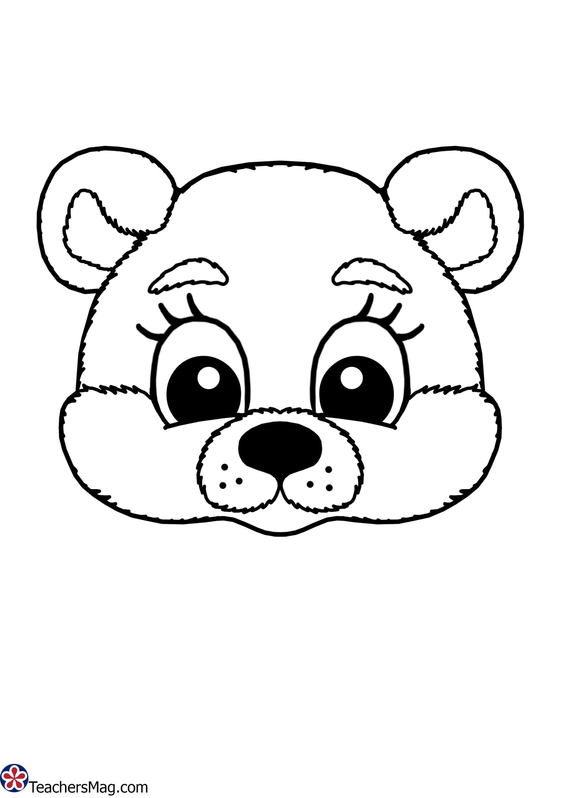 Free Printable Bear Mask Templates