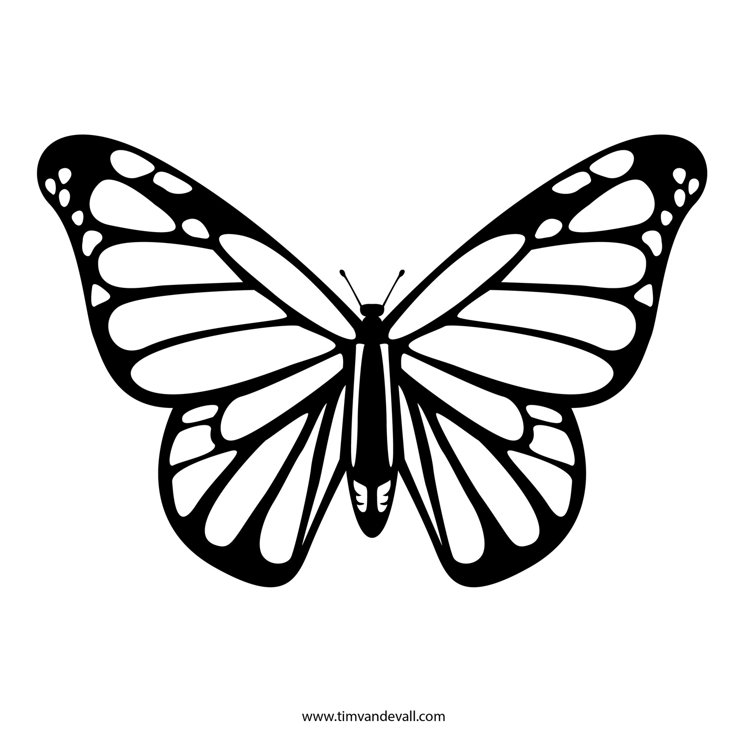 Free Printable Butterfly Templates