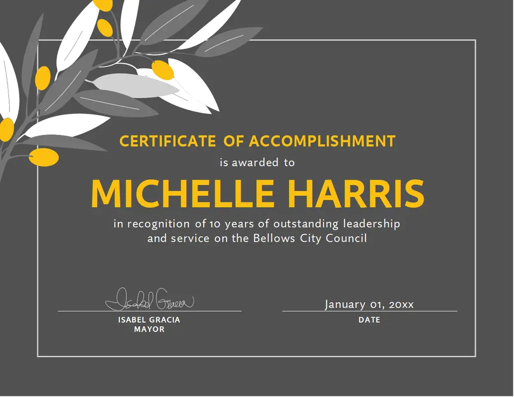 Free Certificate Templates Microsoft Create