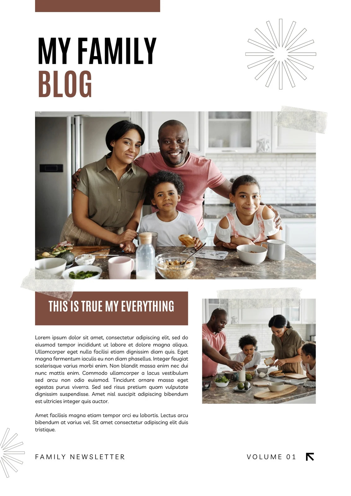 Free Printable Family Newsletter Templates