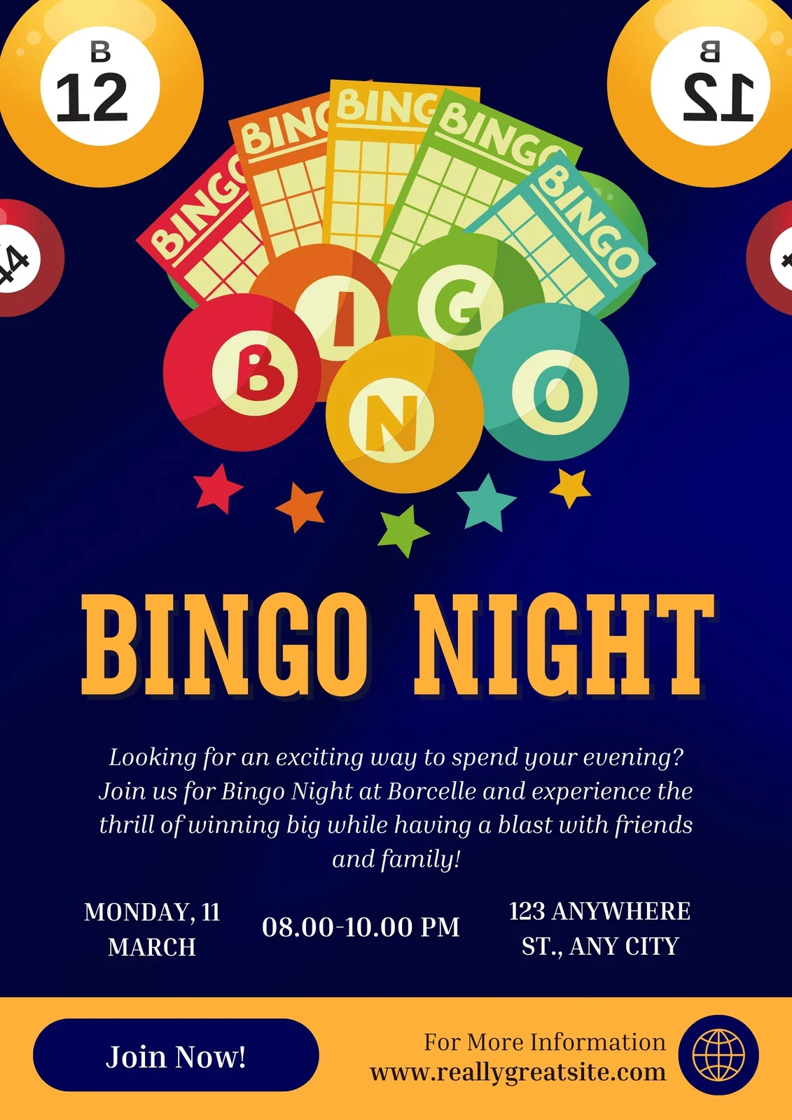 Free Customizable Printable Bingo Flyer Templates Canva Free Customizable Printable Bingo Flyer Templates Canva