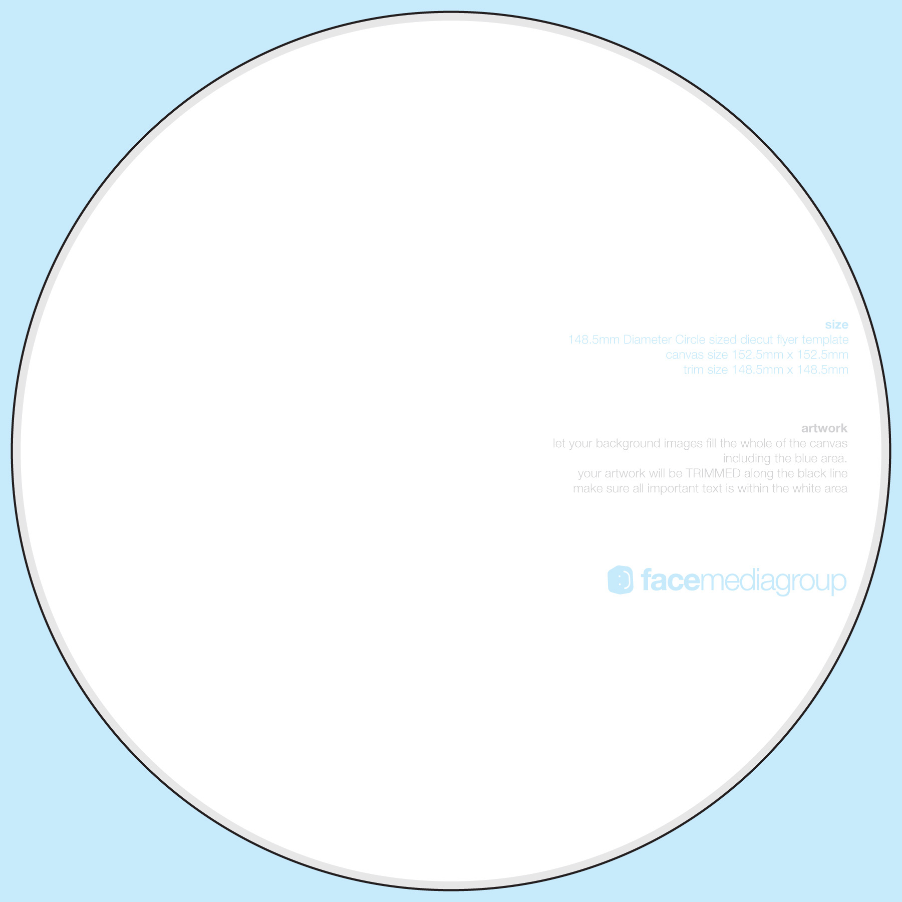 FREE Design Templates For DL Die Cut Flyers Face Media Group