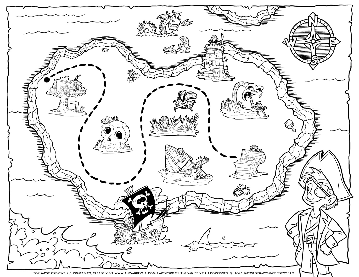 Free Printable Pirate Map Templates Free Printable Pirate Map Templates