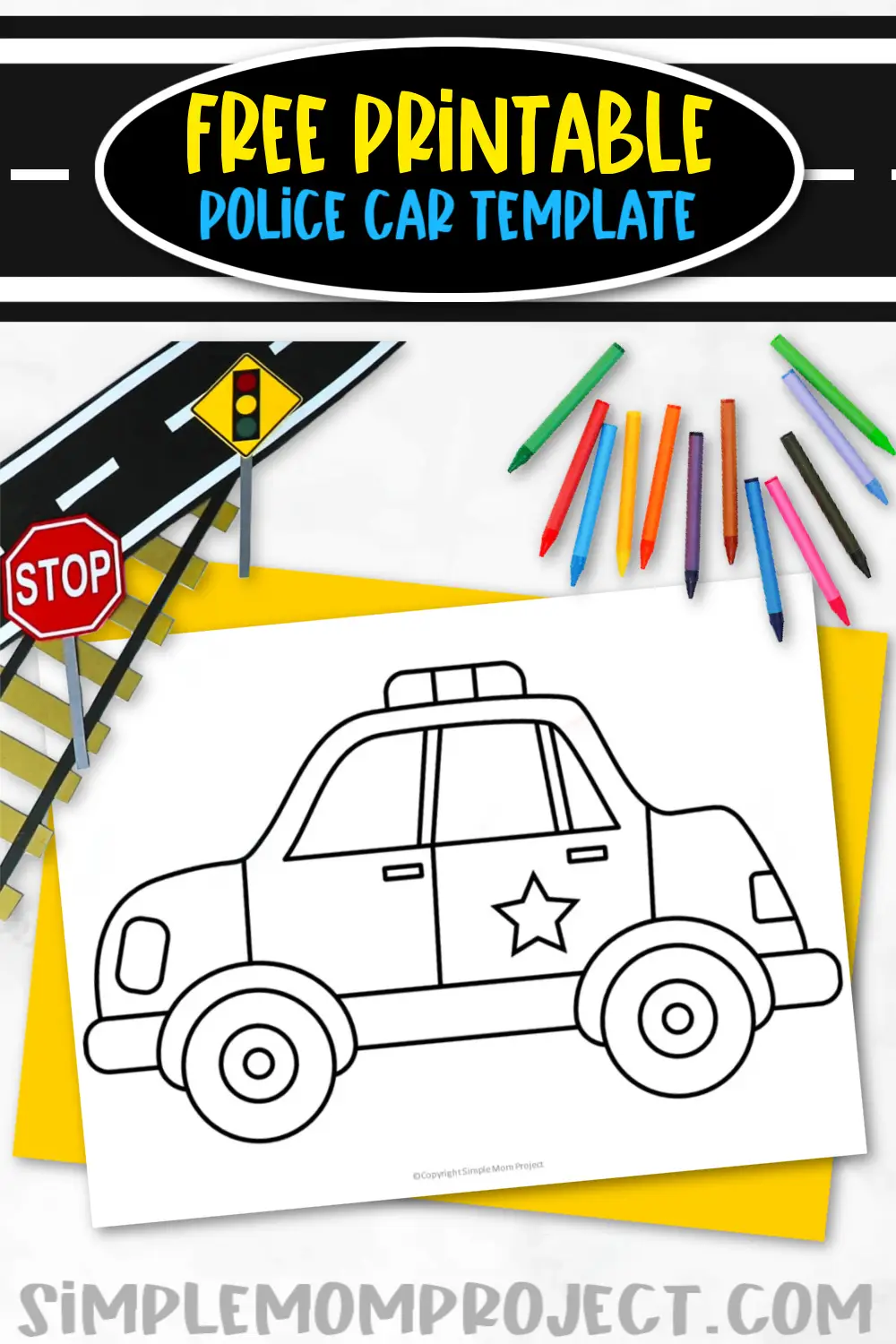 Free Printable Ambulance Template Simple Mom Project